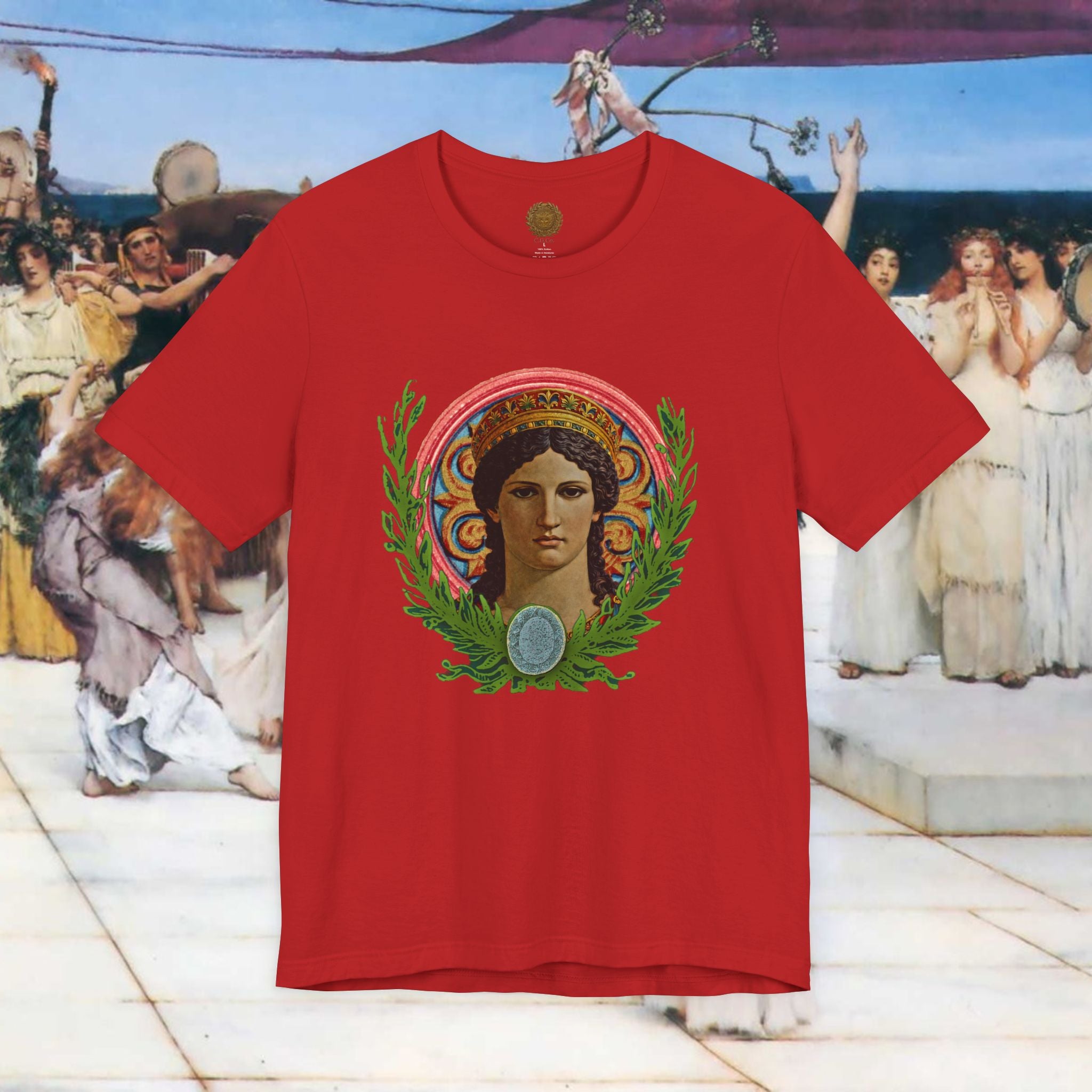 Hera's Wondering – Greek Goddess Coloured Diadem T-Shirt
