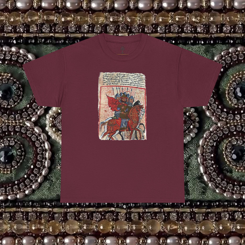 Armenian Warriors Ancient Manuscript Graphic T-Shirt Shirt