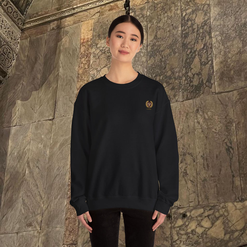 The Last Great Emperor Byzantine Inspired Crewneck Sweatshirt Back Version