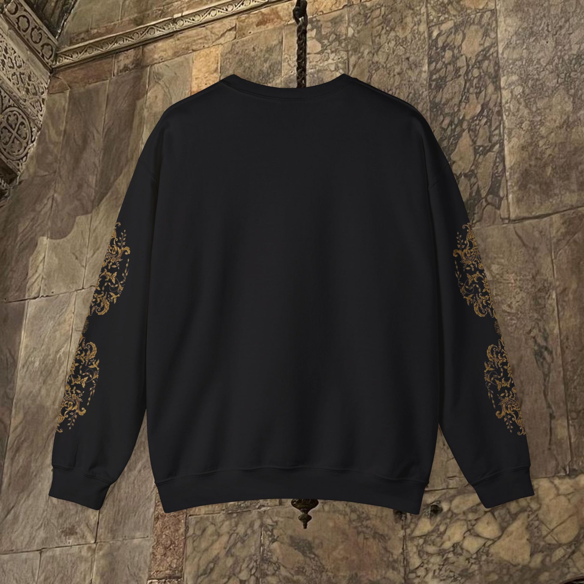 Byzantine Icon Art Sweatshirt -  Mother and Child Design