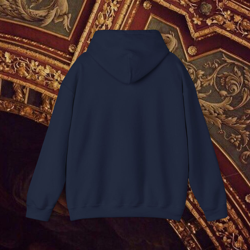 The Goddess's Protection Classically-Inspired Cotton Graphic Hoodie