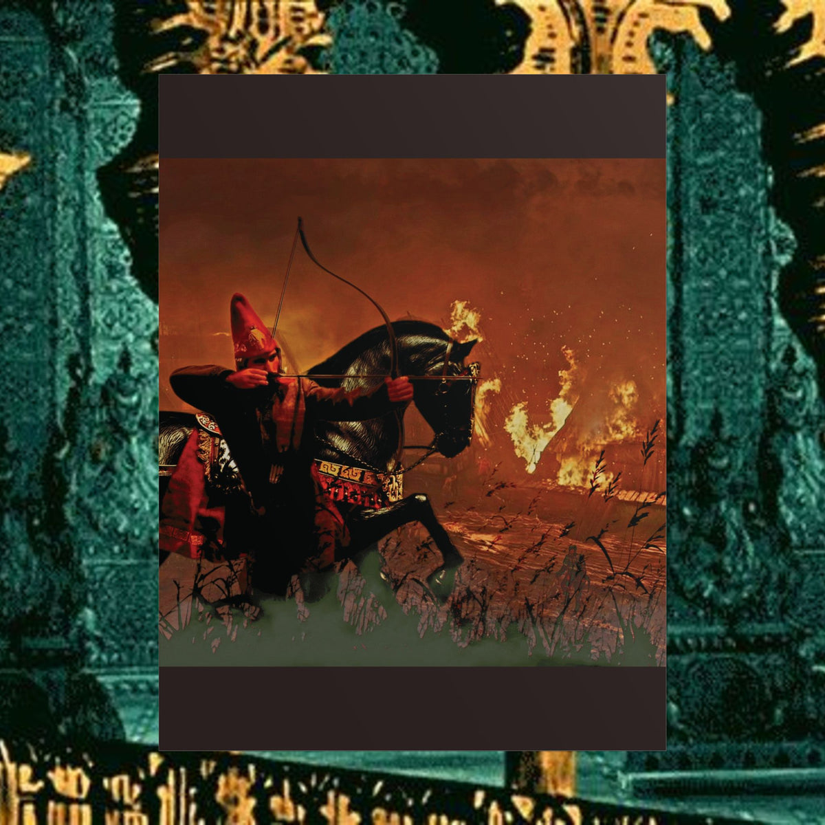 Sons of the Steppe: The Warrior's Conquest Early Medieval Inspired Fine Art Print
