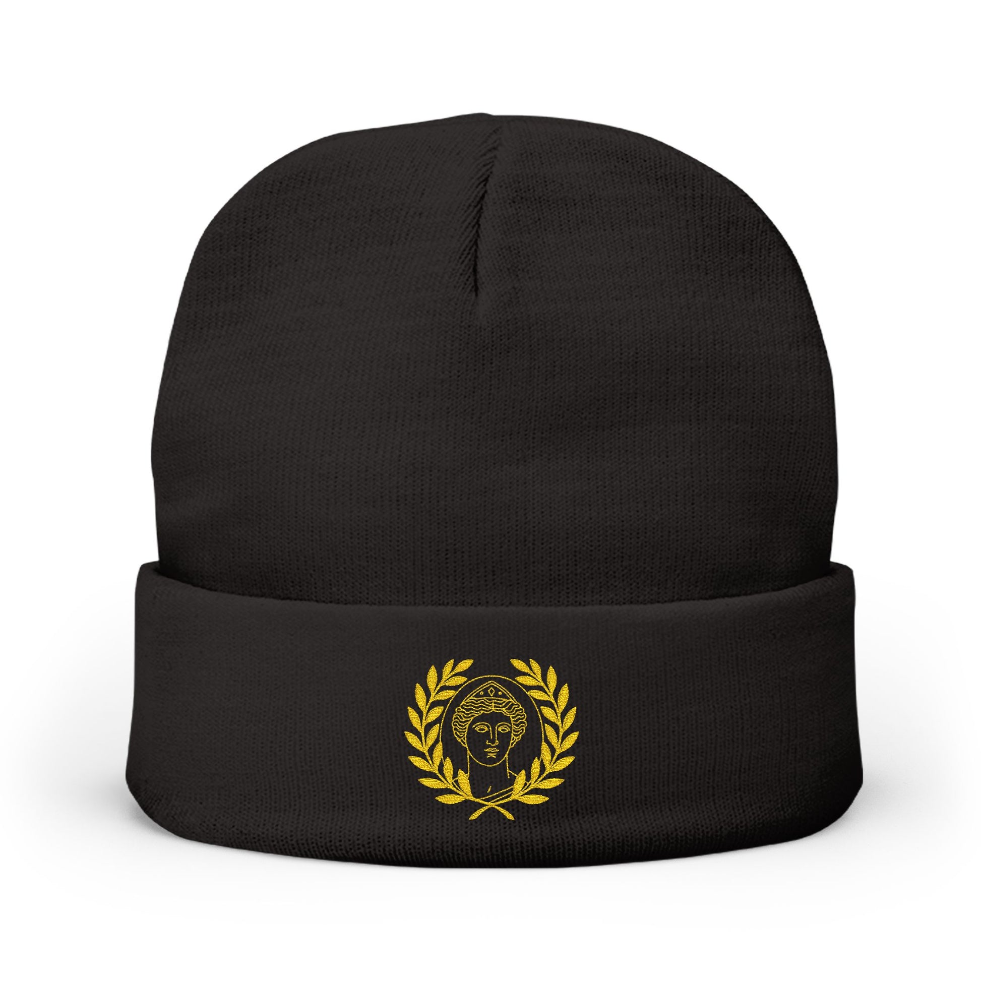 Embroidered Knit Venus Beanie