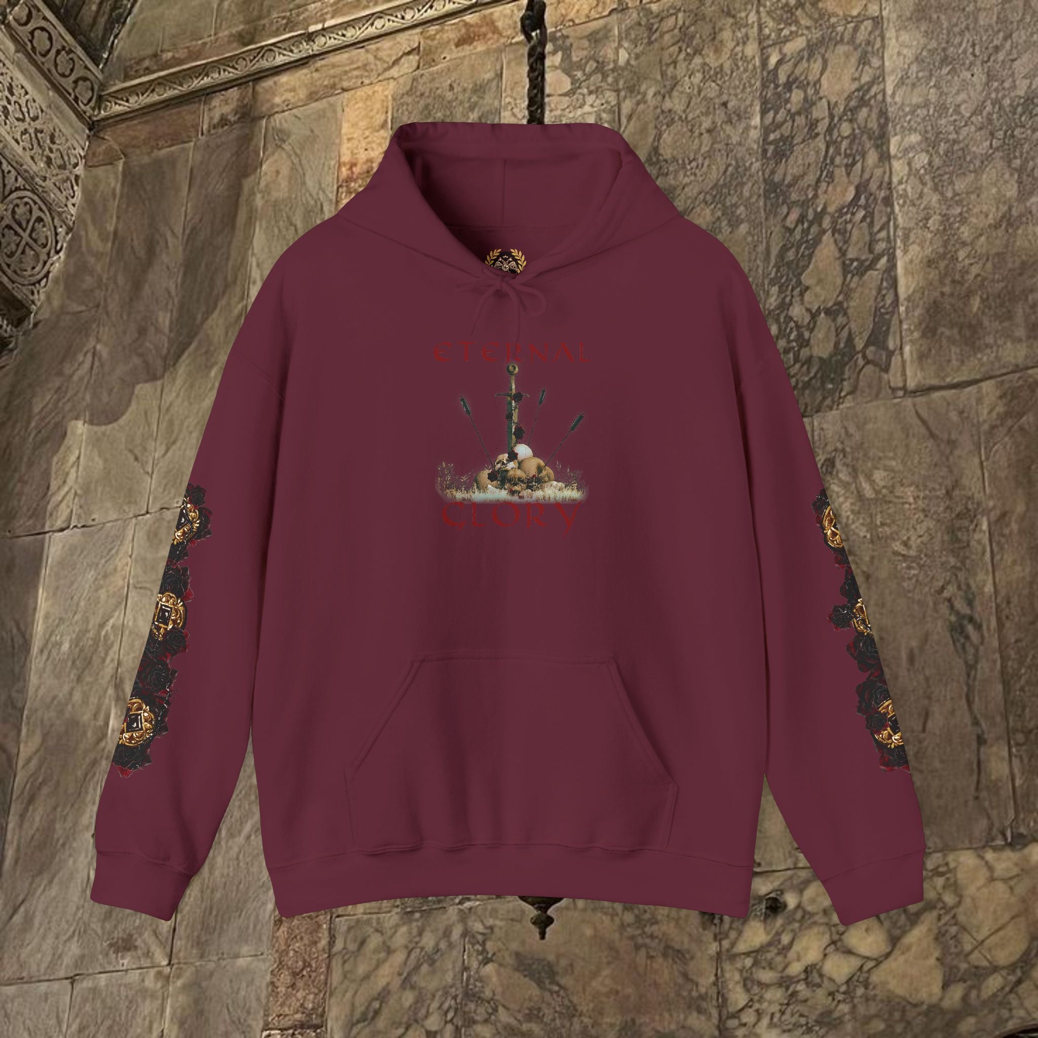 Eternal Glory of the Last Battle Byzantine Inspired Graphic Hoodie