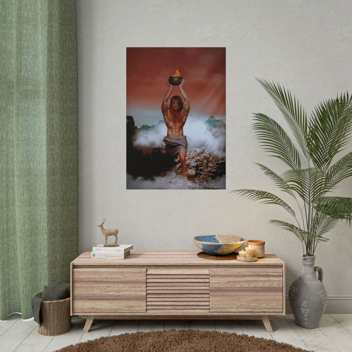 The Flame of Prometheus Classical Mythology Inspired Prints