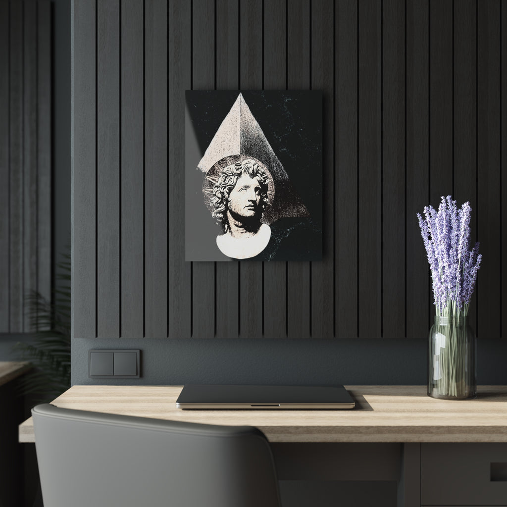 Alexander The Great In Egypt Pyramid Acrylic Print