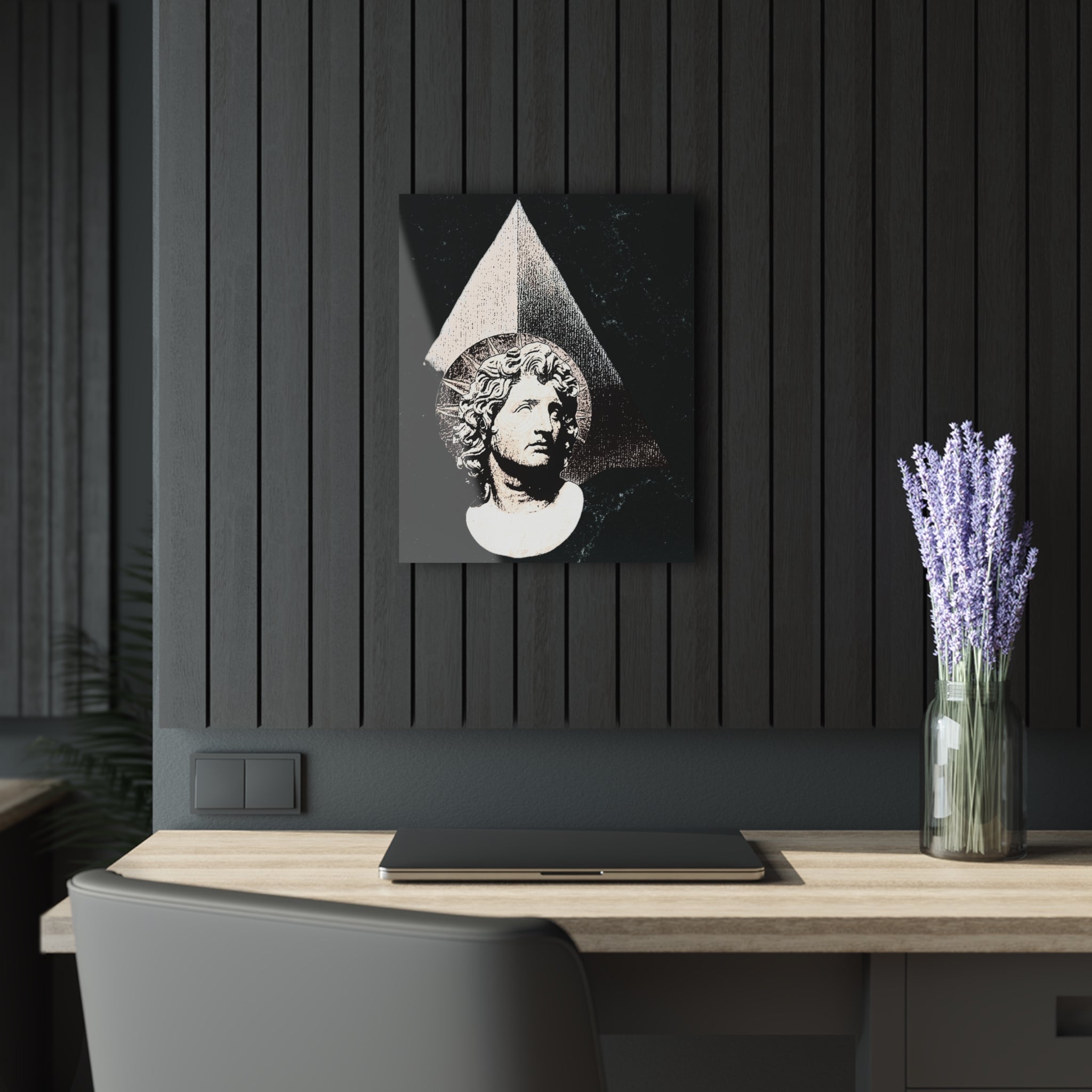 Alexander The Great In Egypt Pyramid Acrylic Print