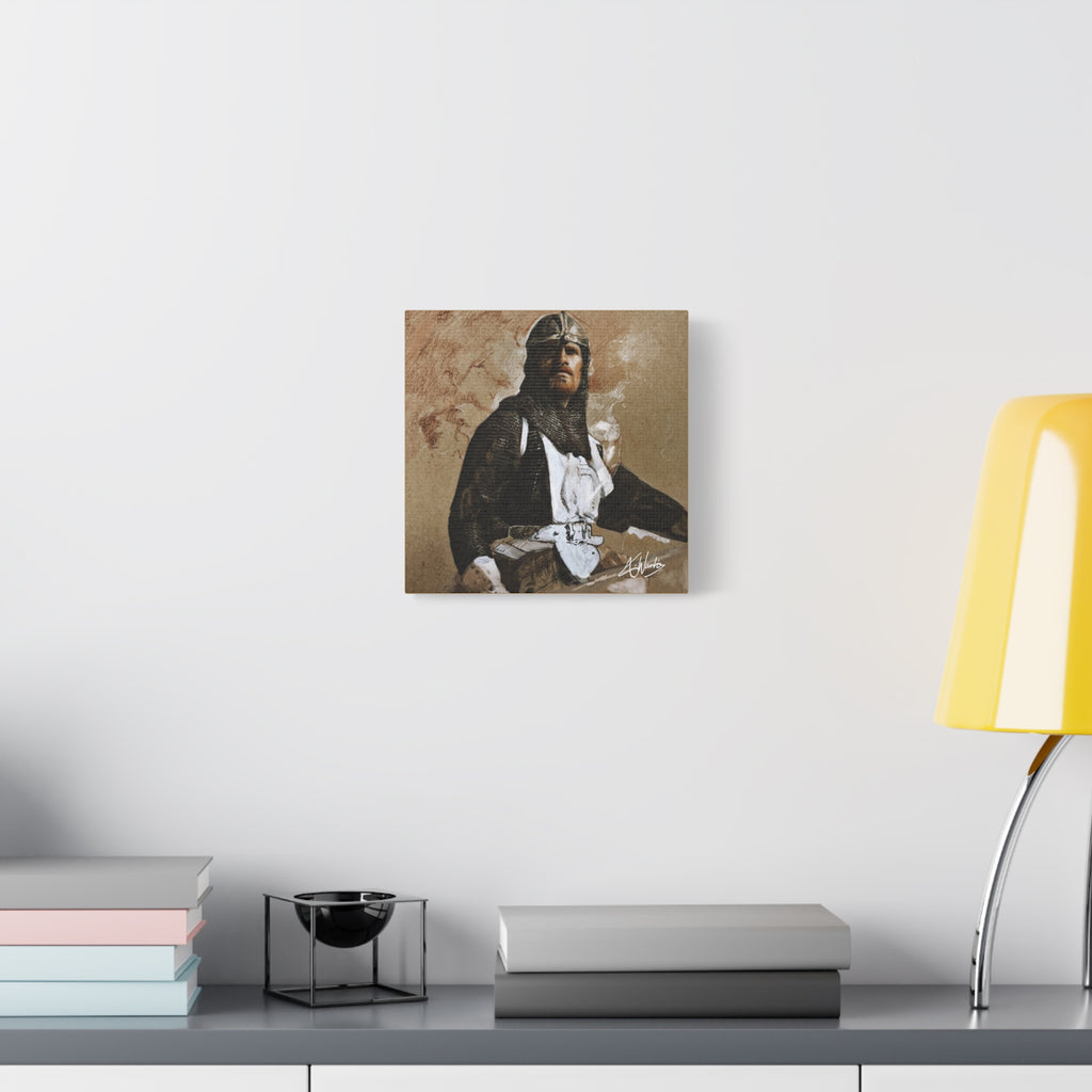 The Knight's Rest Medieval Fantasy Canvas