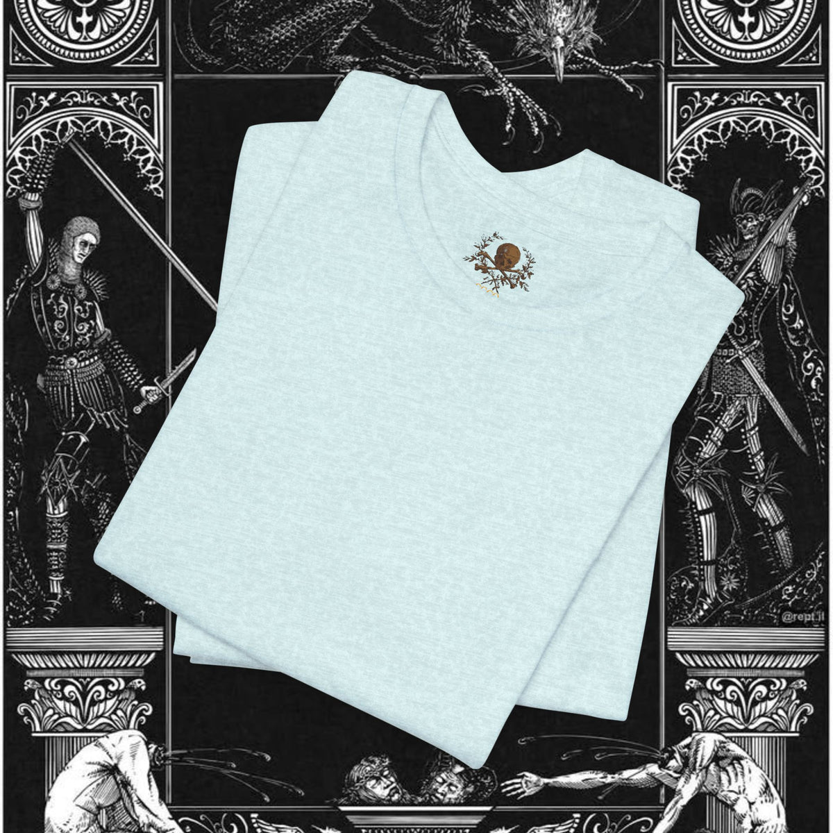 The Circle of Life Medieval Fantasy Inspired Graphic Shirt