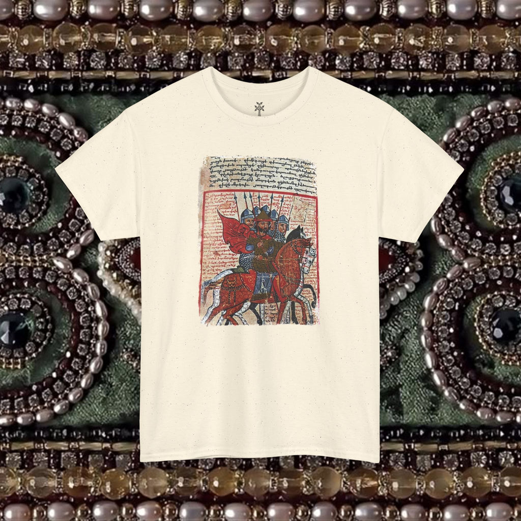 Armenian Warriors Ancient Manuscript Graphic T-Shirt Shirt