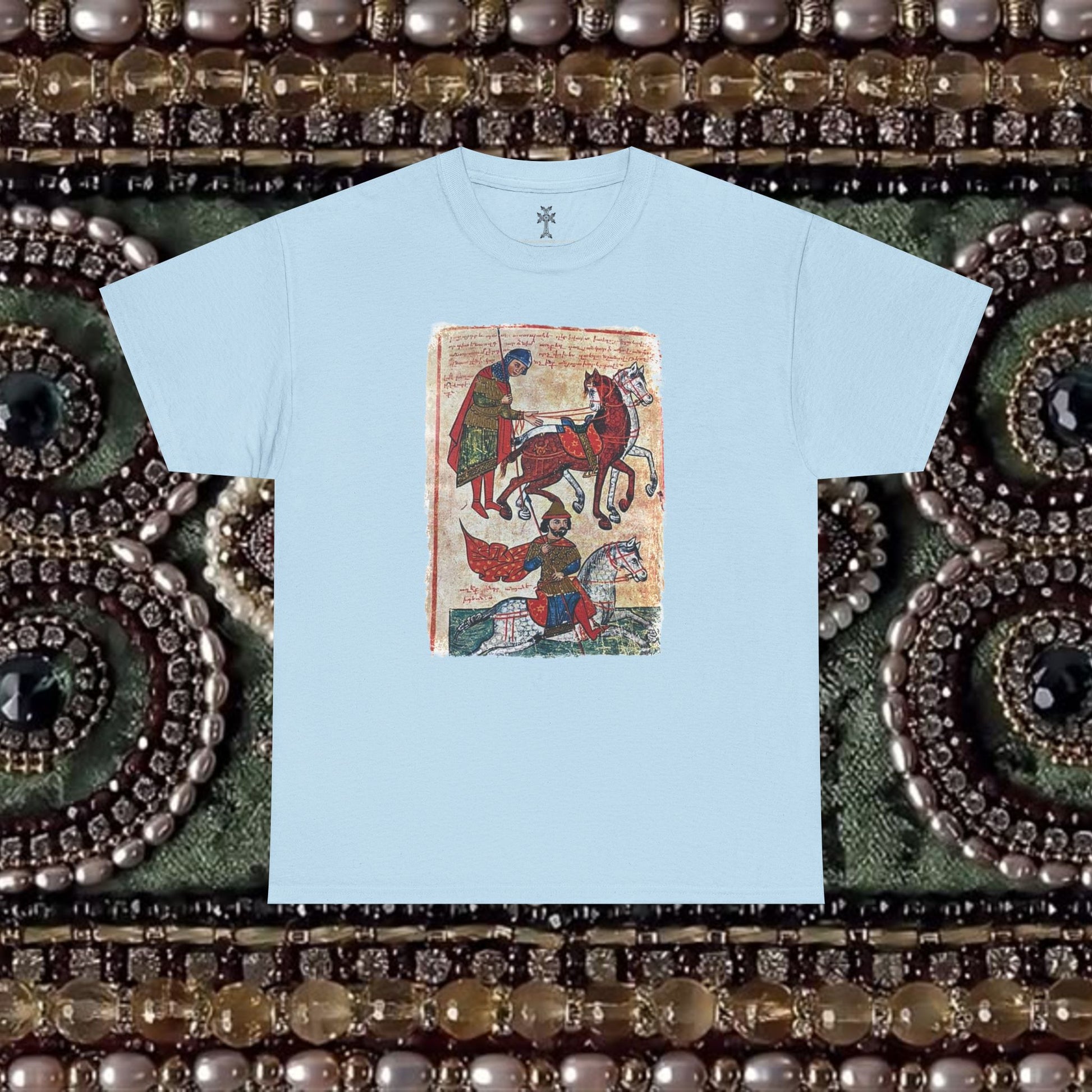 Ancient Armenian Manuscript Religious Graphic T-Shirt