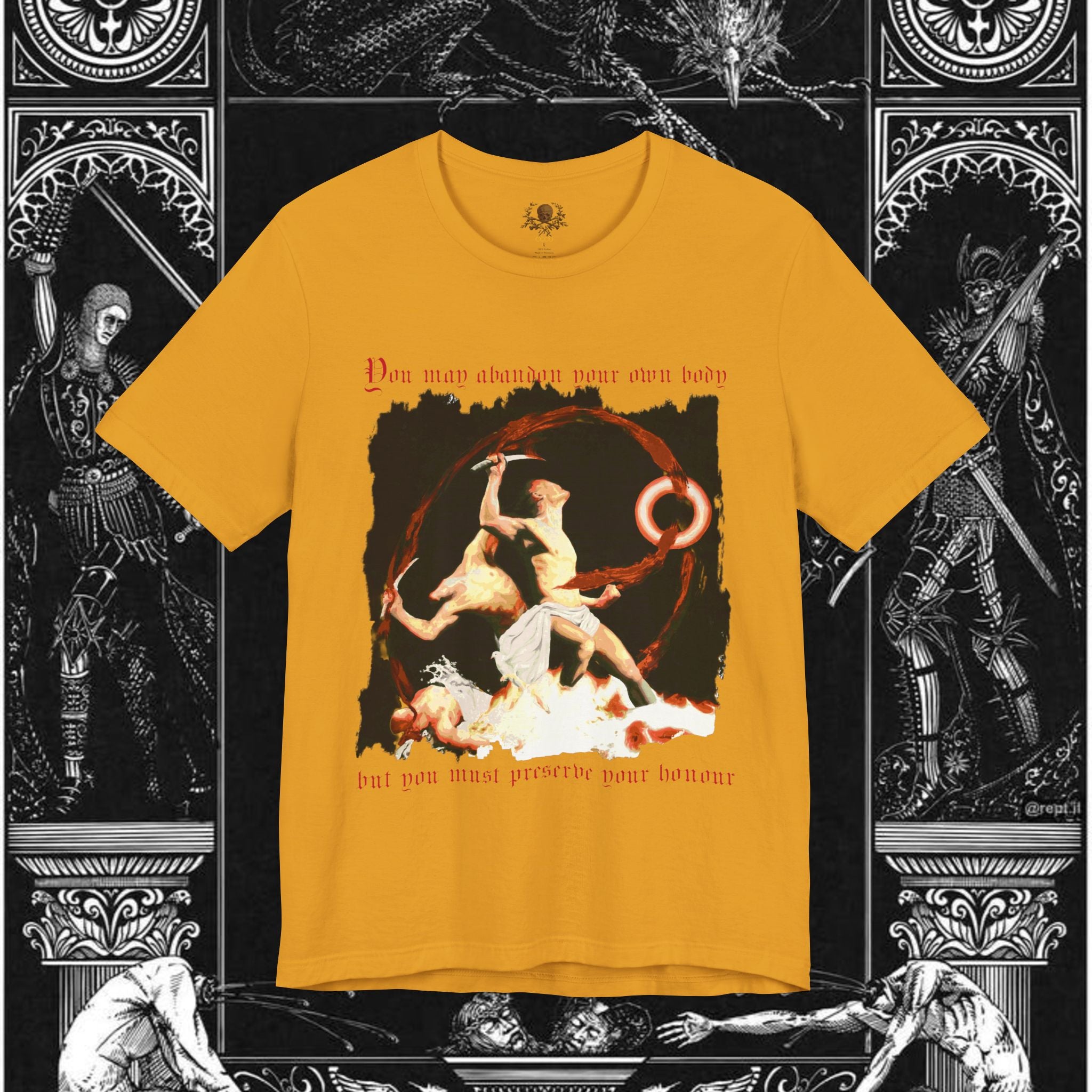 The Samurai's Vengeance Medieval Fantasy Graphic Shirt