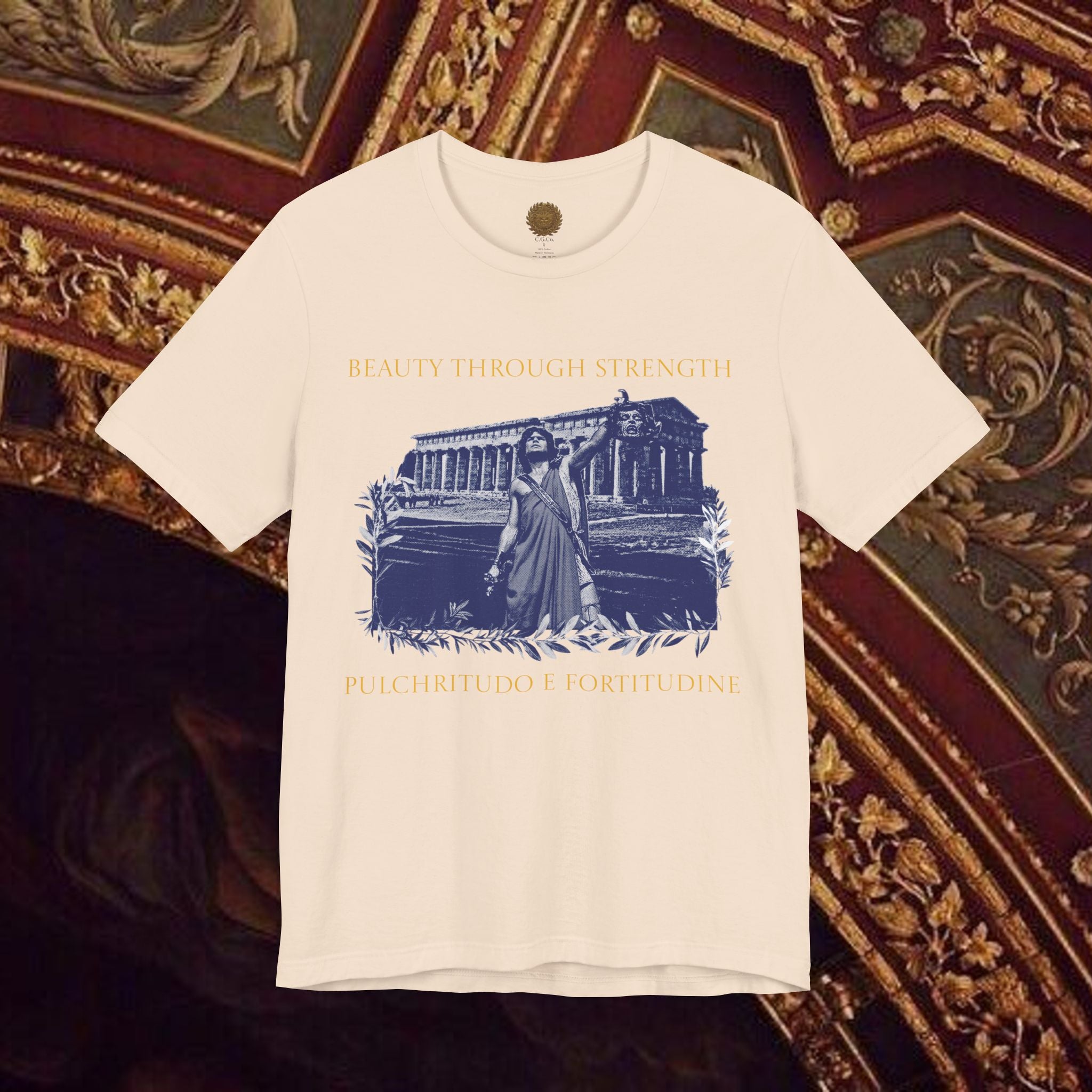 The Hero's Victory Classically-Themed Cotton Graphic T Shirt