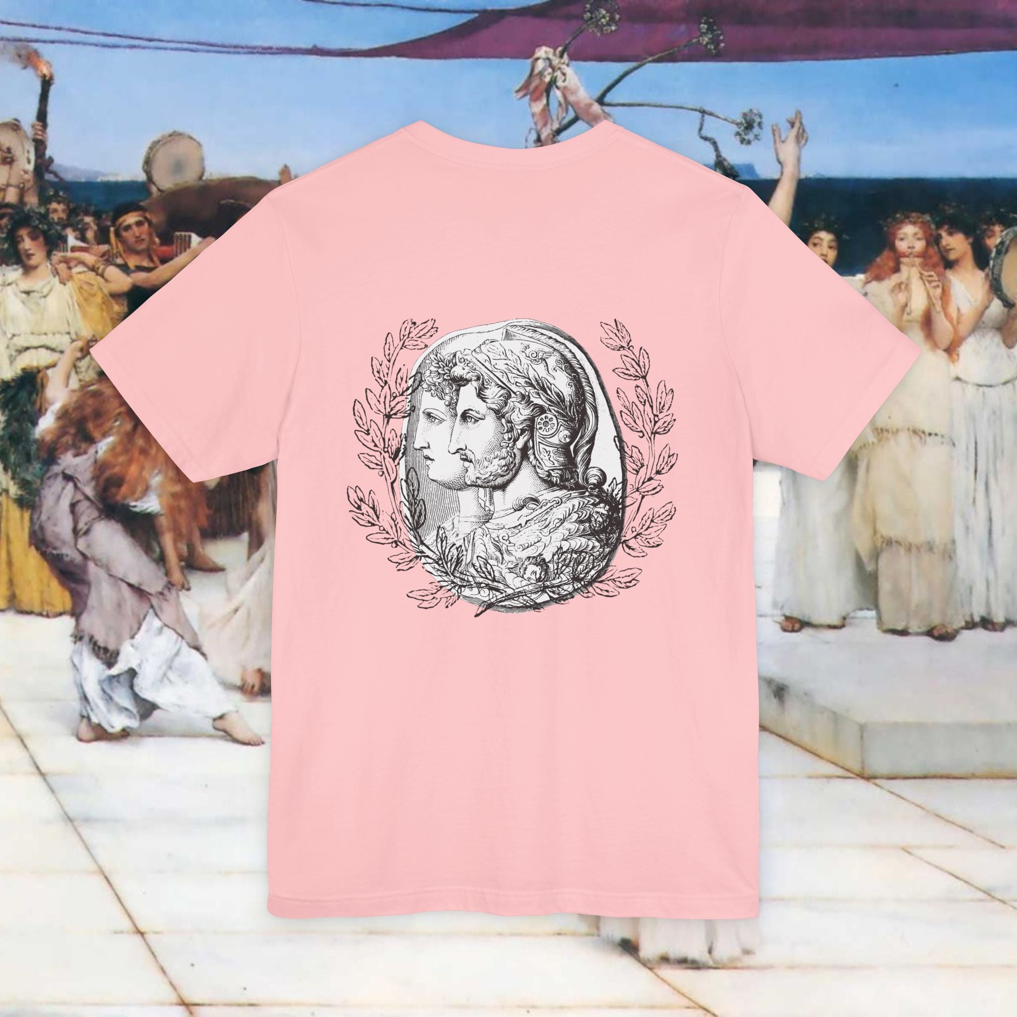 Roman Warrior Plumed Helmet Cameo T-Shirt
