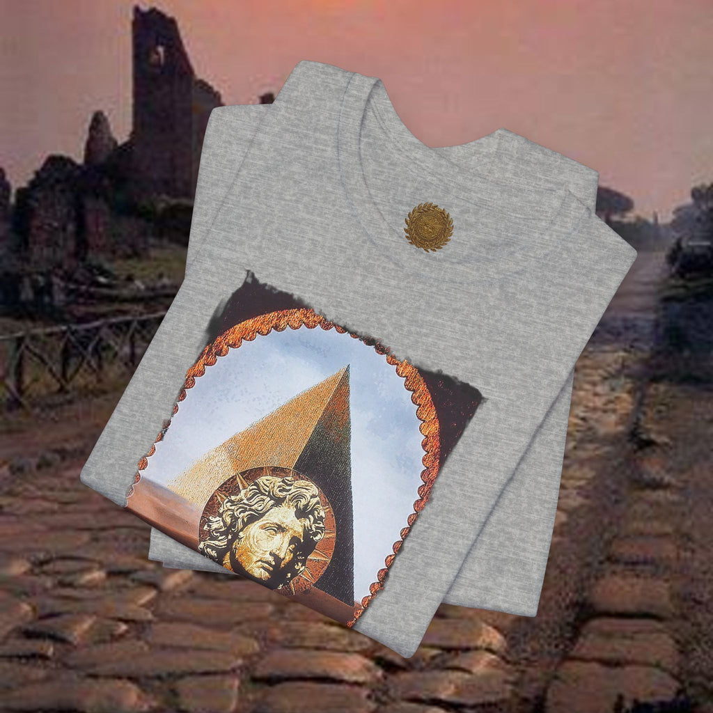 Alexander the Great In Egypt Pyramid Graphic T Shirt