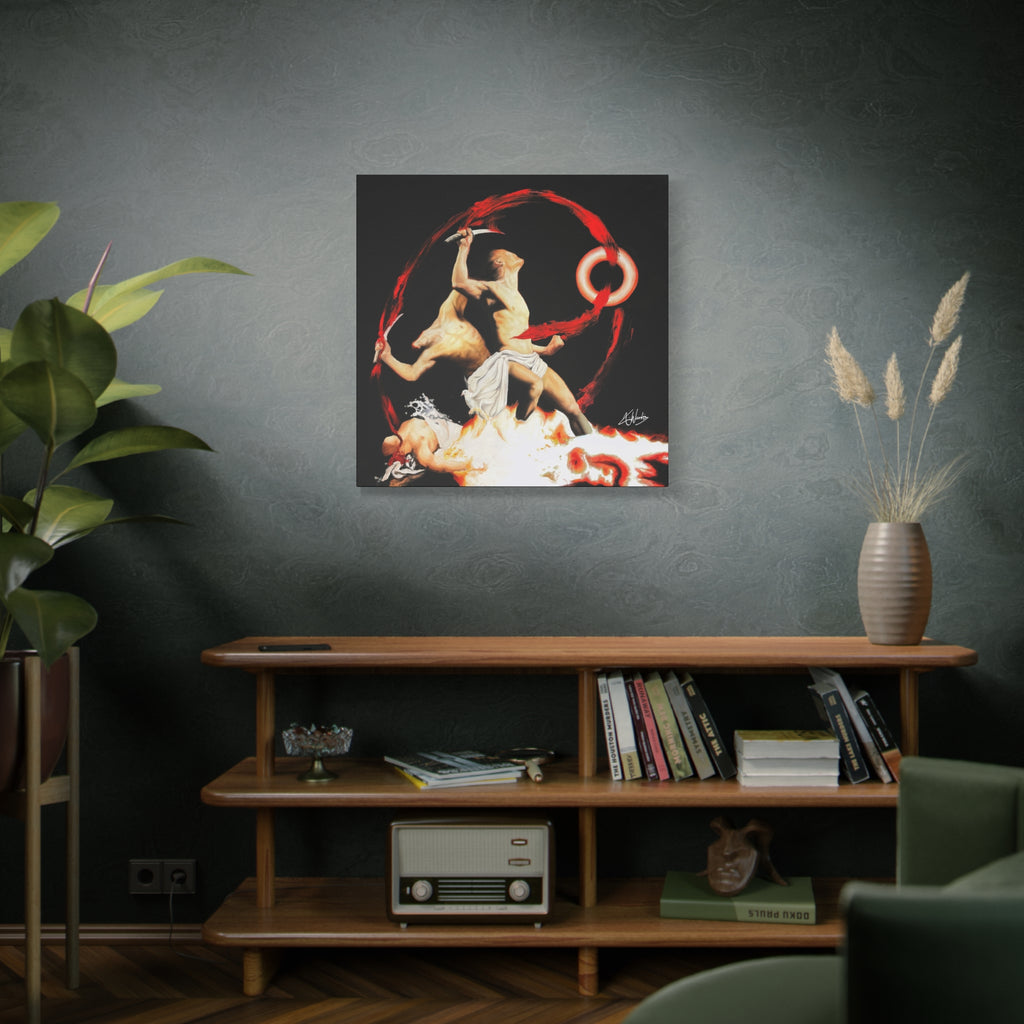 The Samurai's Vengeance Medieval Fantasy Canvas