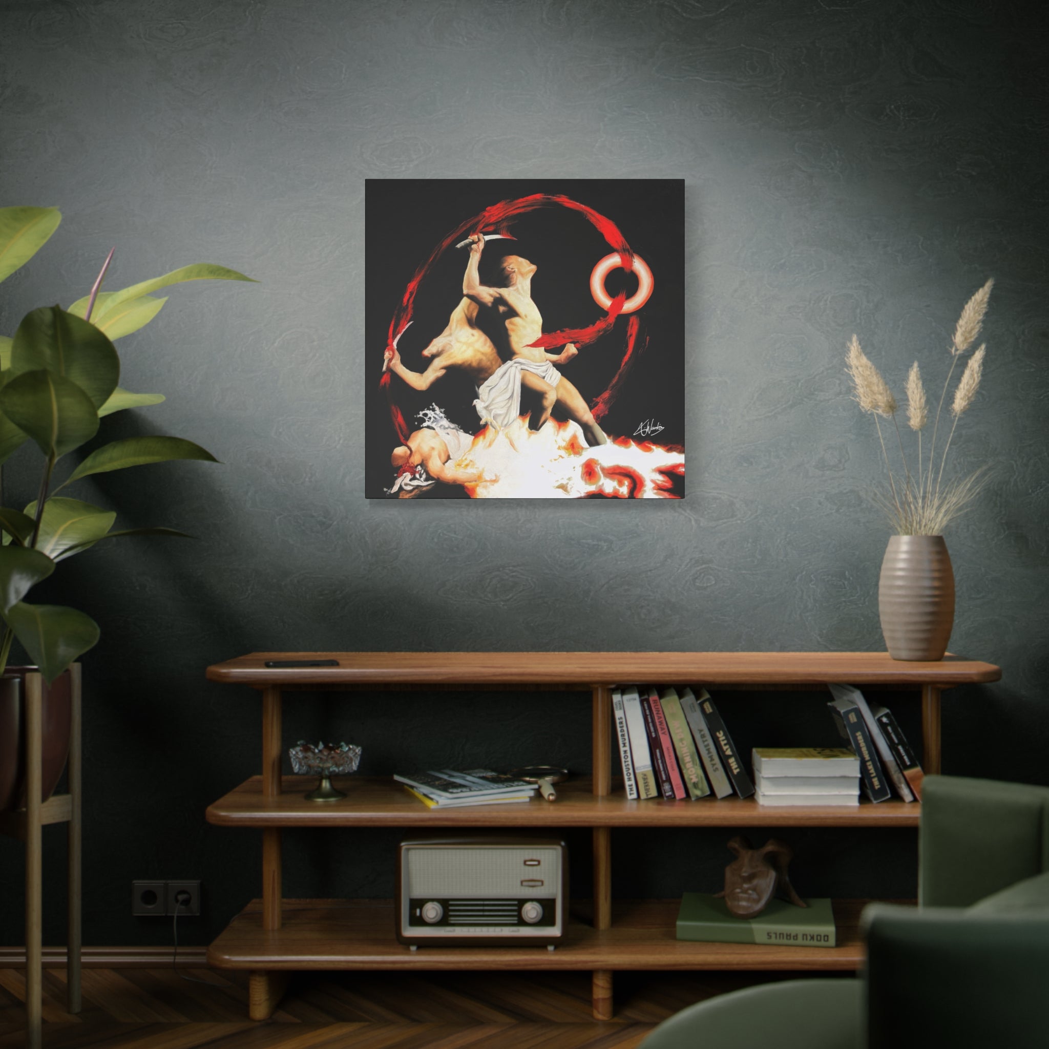 The Samurai's Vengeance Medieval Fantasy Canvas