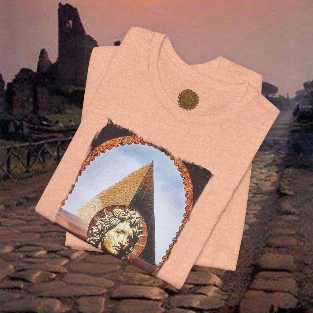 Alexander the Great In Egypt Pyramid Graphic T Shirt