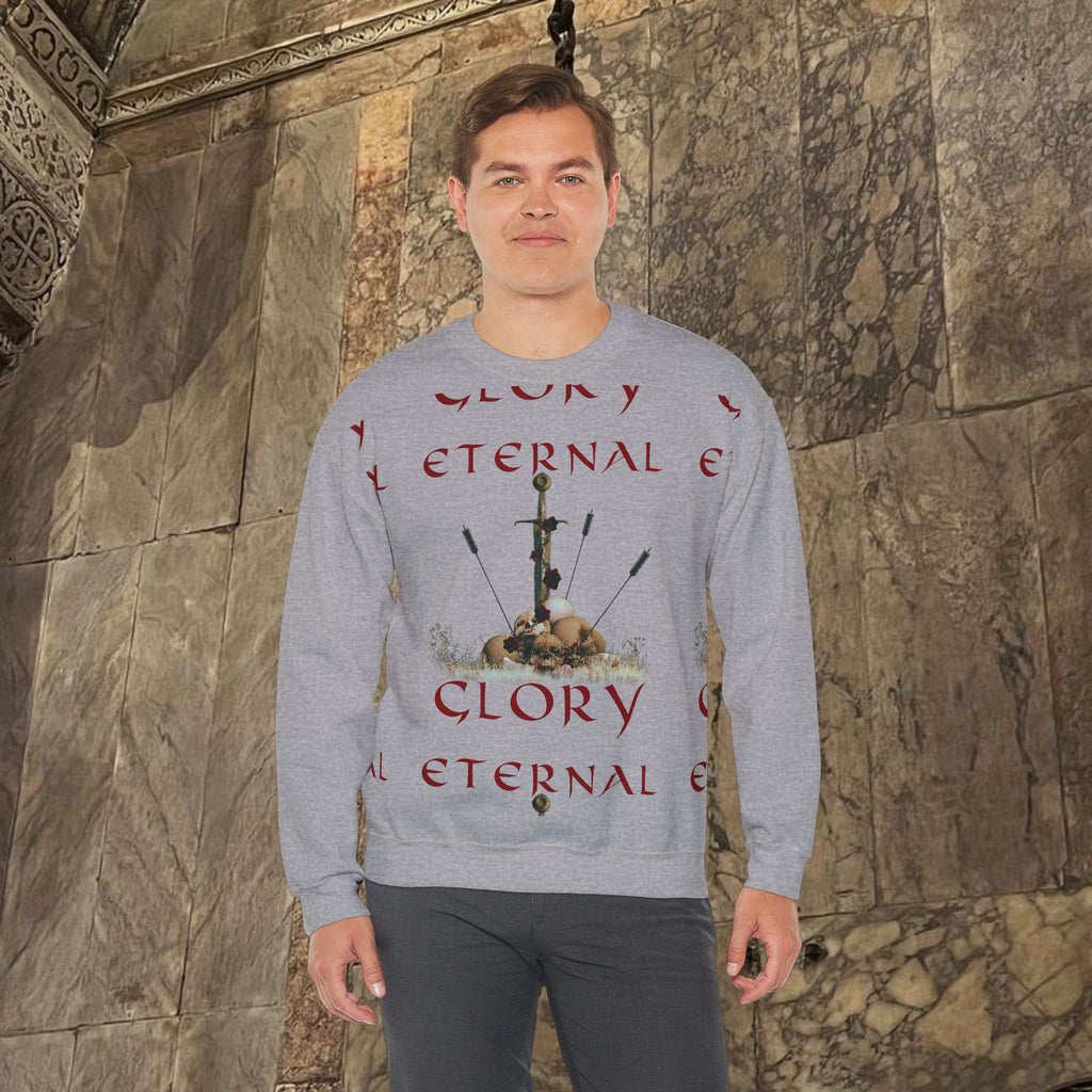 Eternal Glory of the Last Battle Crewneck Graphic Sweatshirt