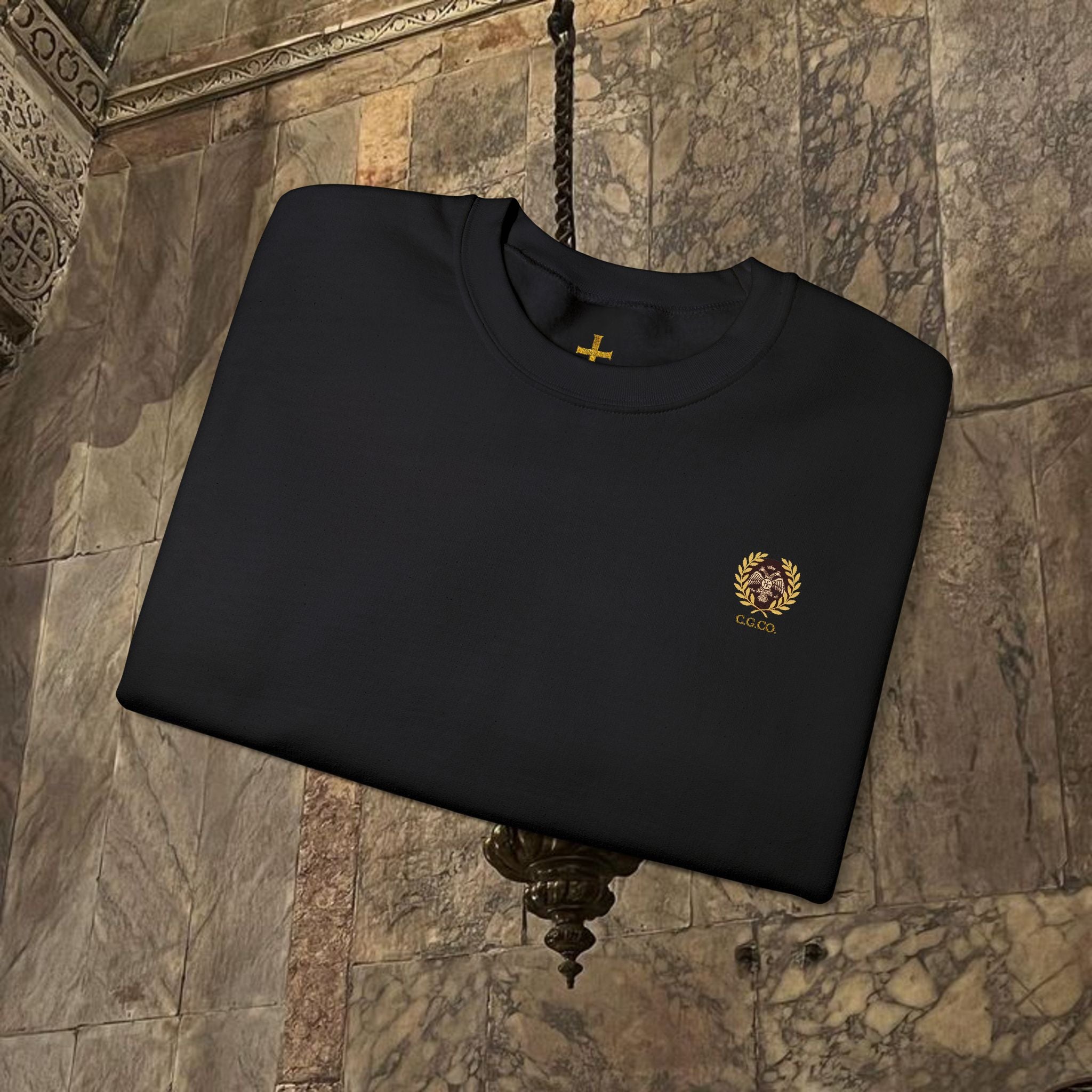 The Last Great Emperor Byzantine Inspired Crewneck Sweatshirt Back Version