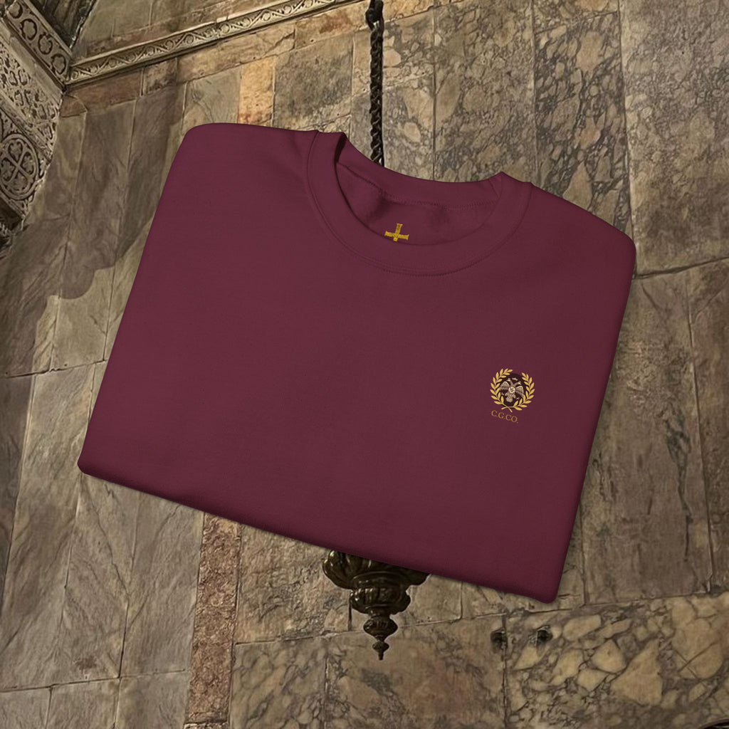 The Last Great Emperor Byzantine Inspired Crewneck Sweatshirt Back Version