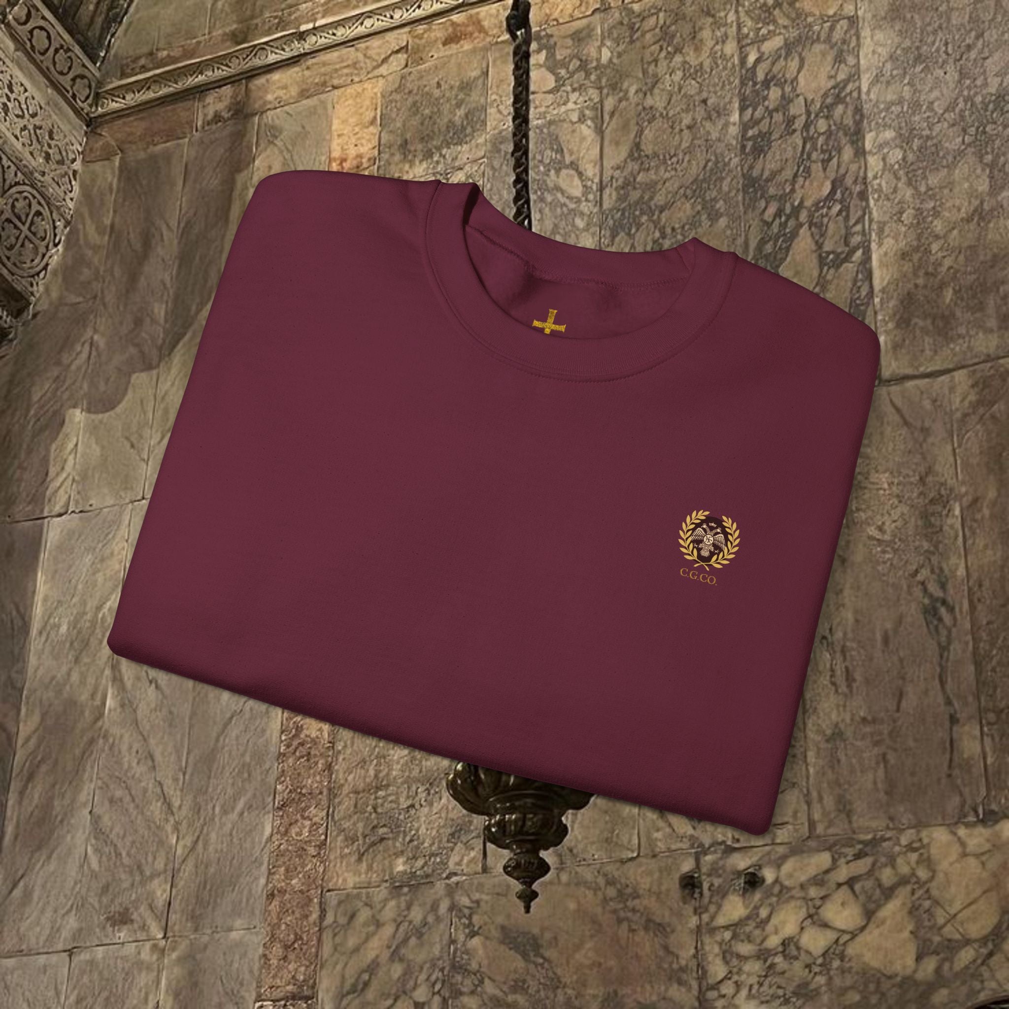 The Last Great Emperor Byzantine Inspired Crewneck Sweatshirt Back Version