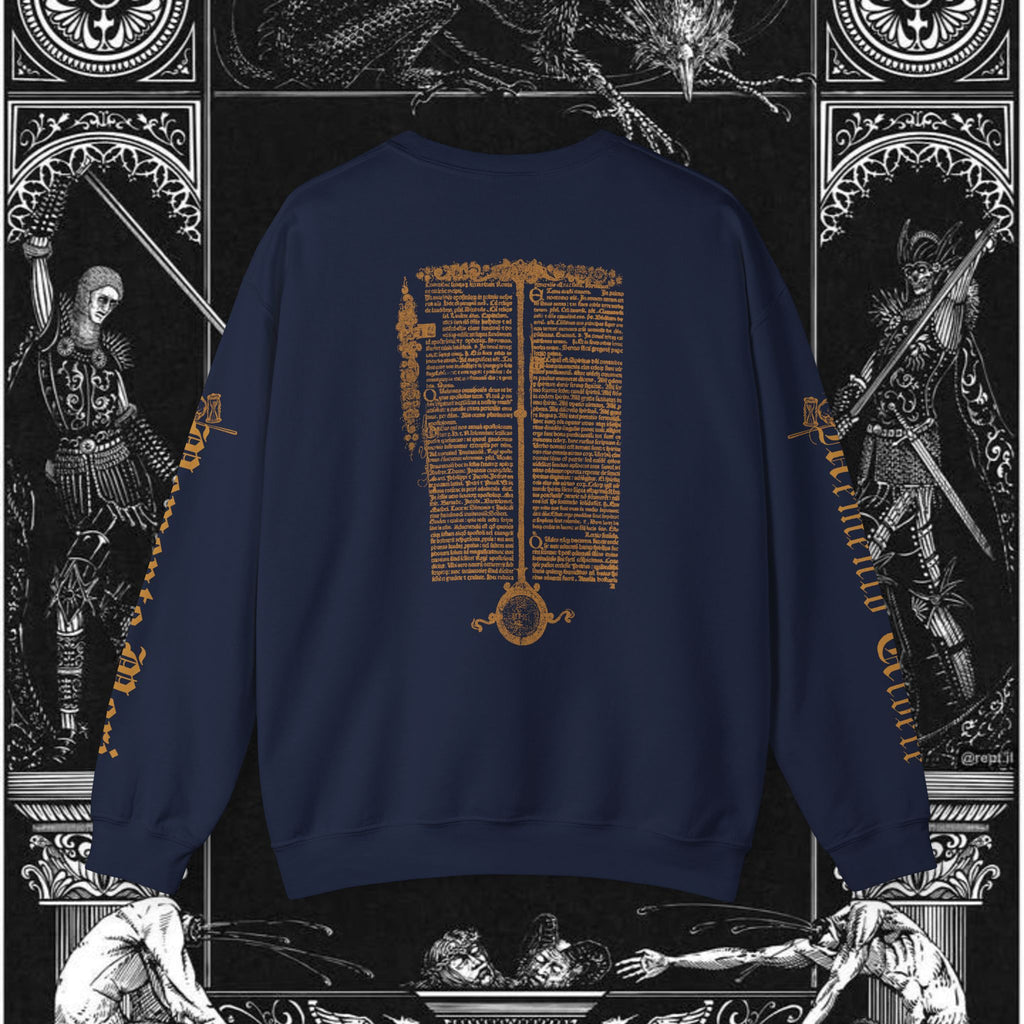 The Circle of Life Medieval Fantasy Inspired Graphic Sweatshirt