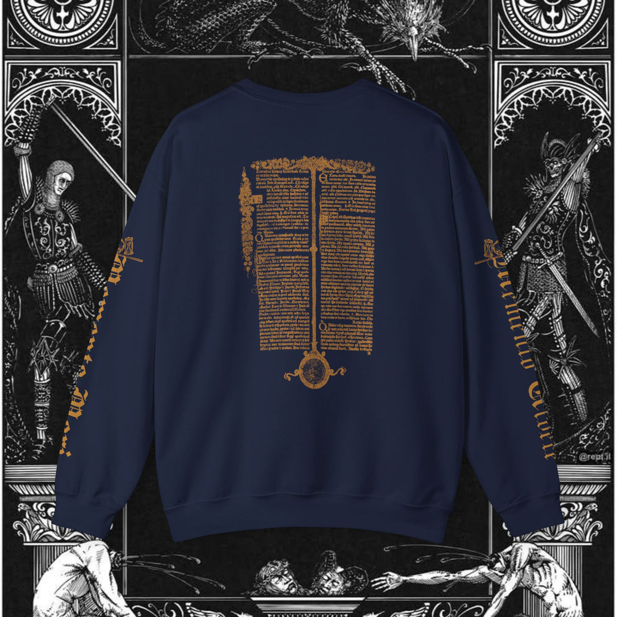 The Circle of Life Medieval Fantasy Inspired Graphic Sweatshirt