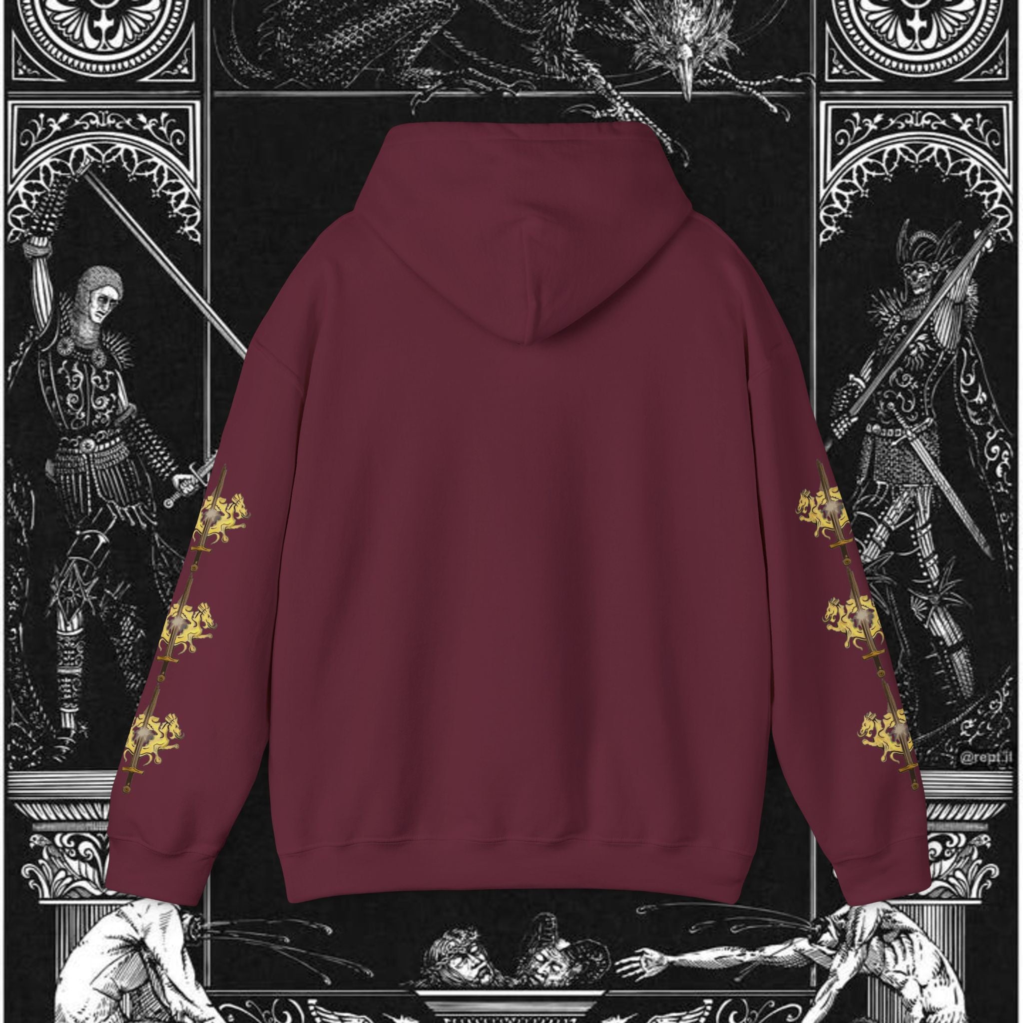 The King's Destiny Medieval Fantasy Graphic Hoodie
