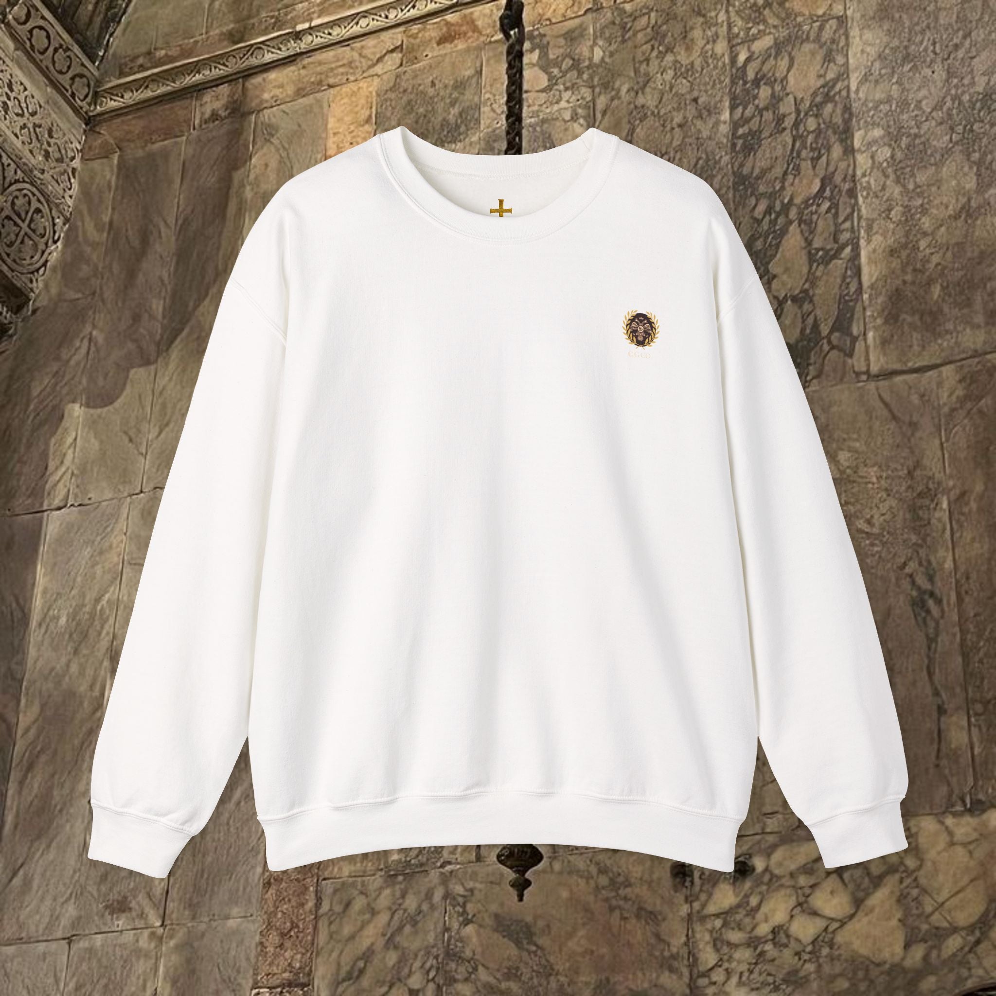 The Last Great Emperor Byzantine Inspired Crewneck Sweatshirt Back Version