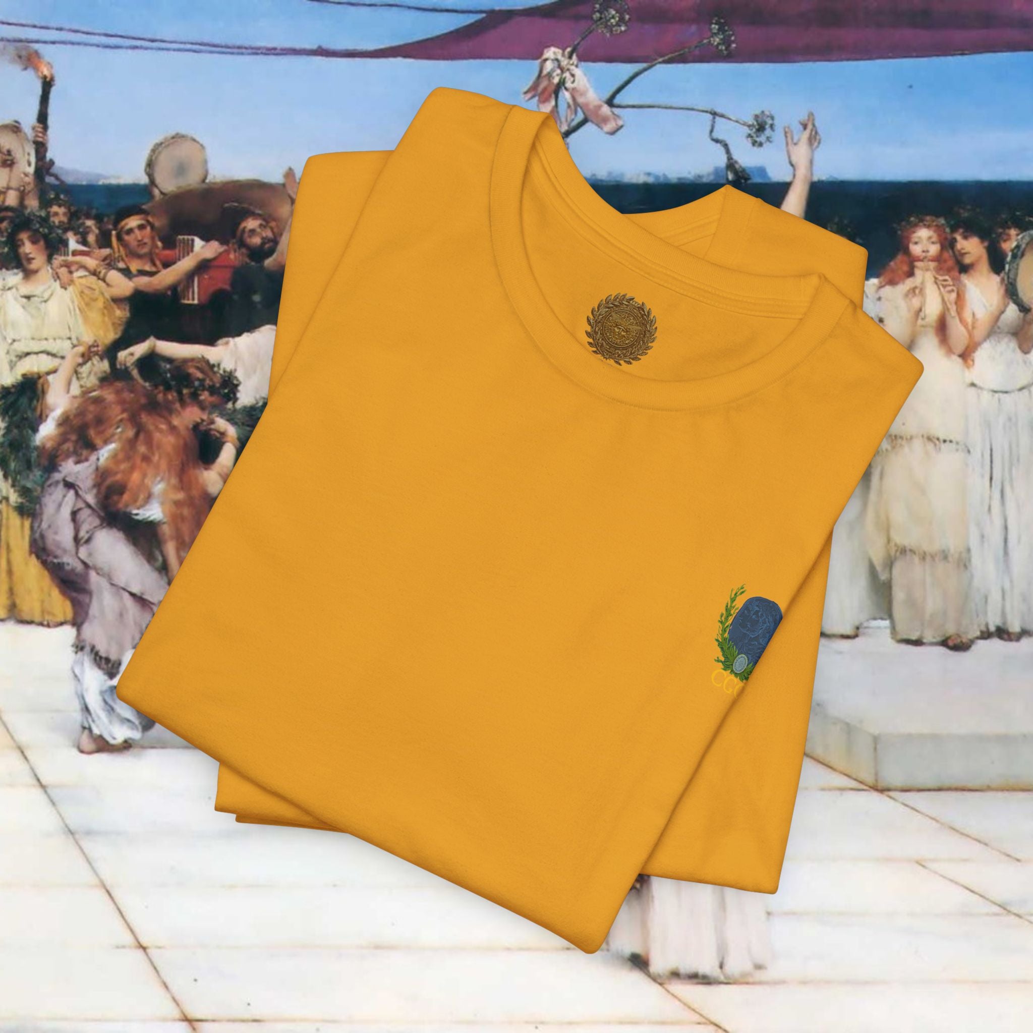 Roman Warrior Plumed Helmet Cameo T-Shirt