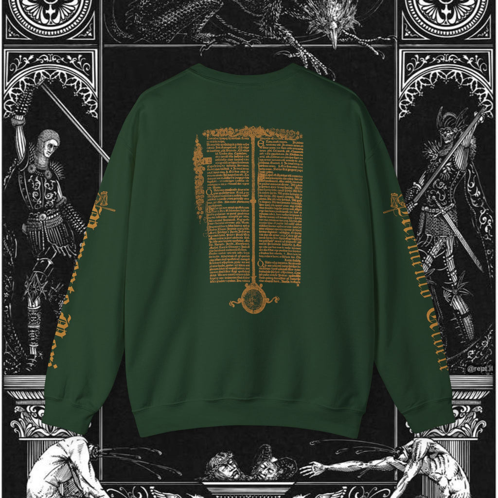 The Circle of Life Medieval Fantasy Inspired Graphic Sweatshirt