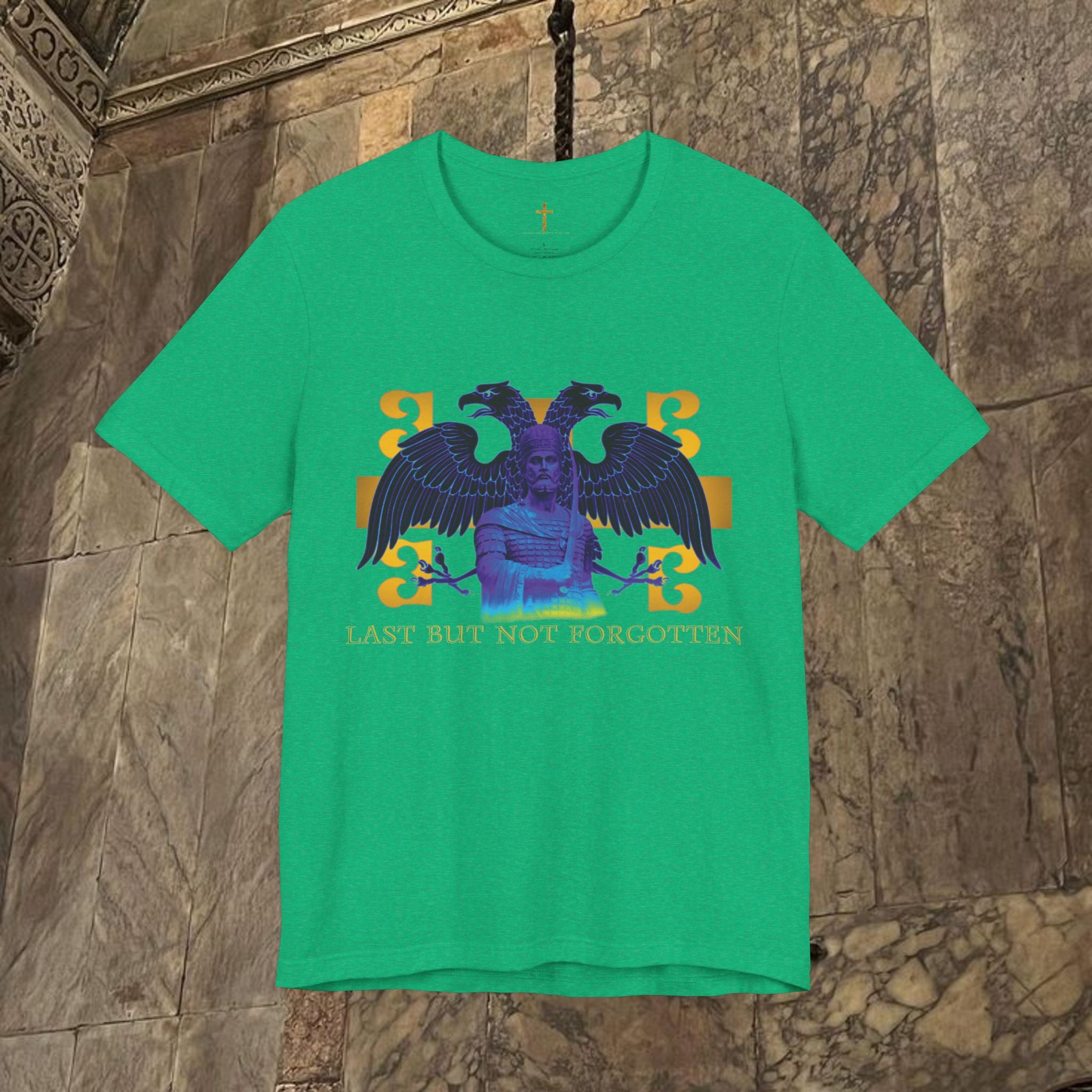 The Last Great Emperor Byzantine Inspired Cotton Graphic T-shirt Front