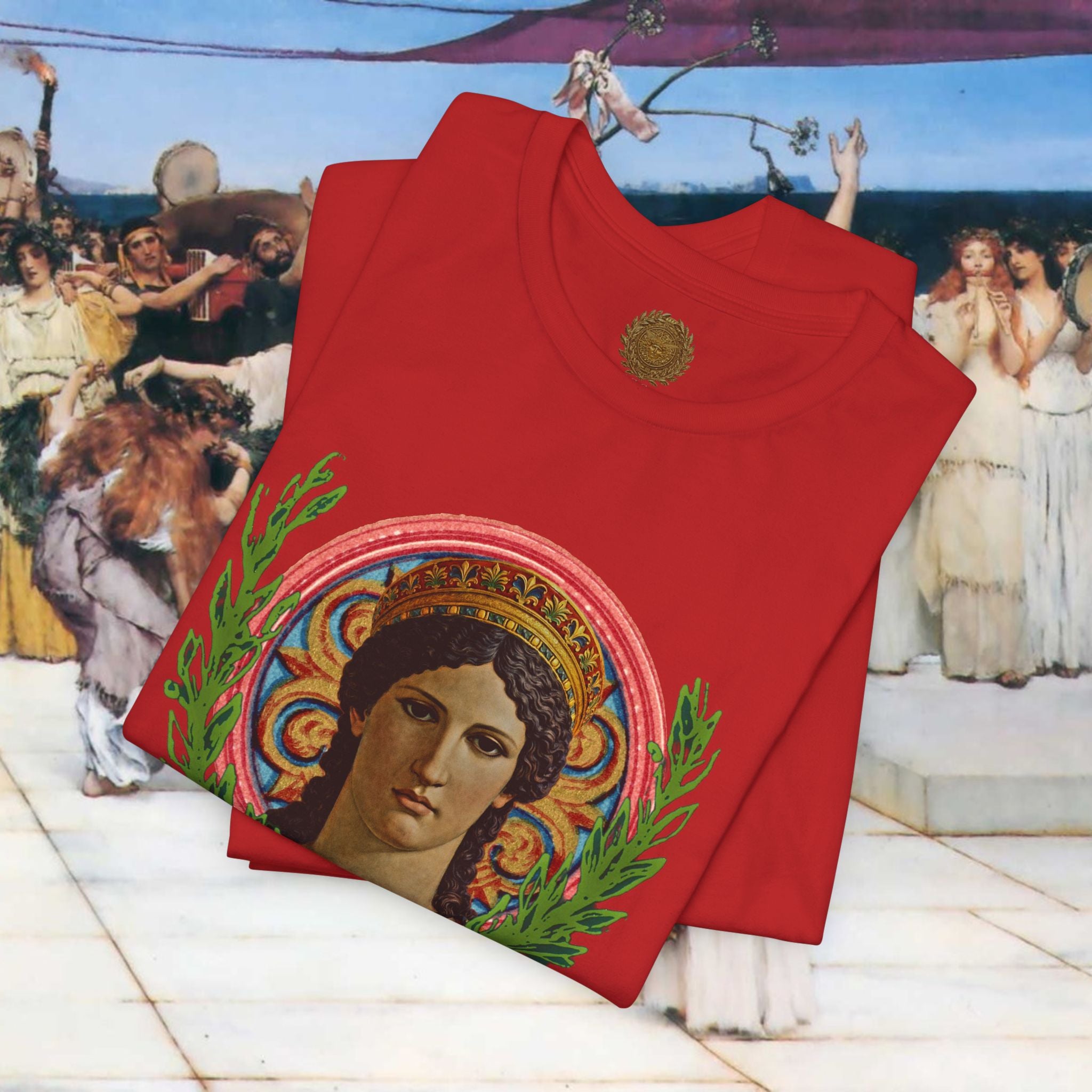 Hera's Wondering – Greek Goddess Coloured Diadem T-Shirt