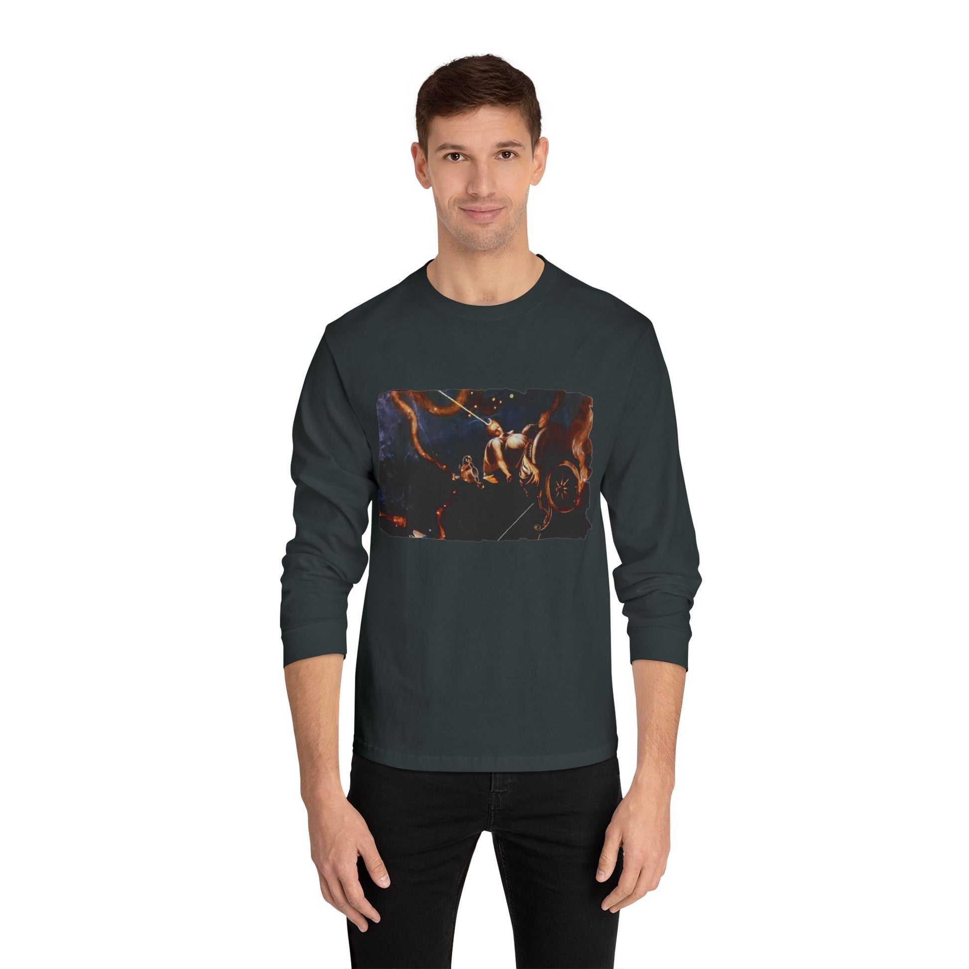 Goddess of the Cosmos Graphic Long Sleeve T-Shirt