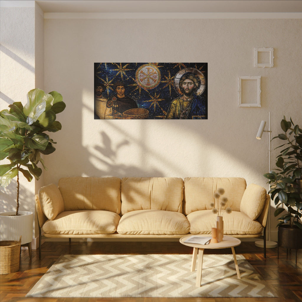 Justinian's Glory Byzantine Late Roman Inspired Matte Canvas, Stretched, (Multi-Size)