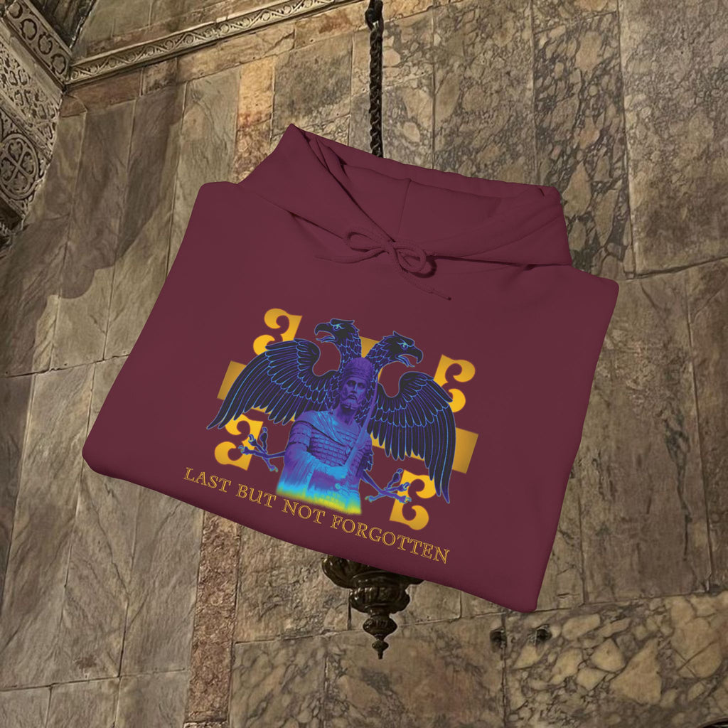 The Last Great Emperor Byzantine Inspired Graphic Hoodie Front Version