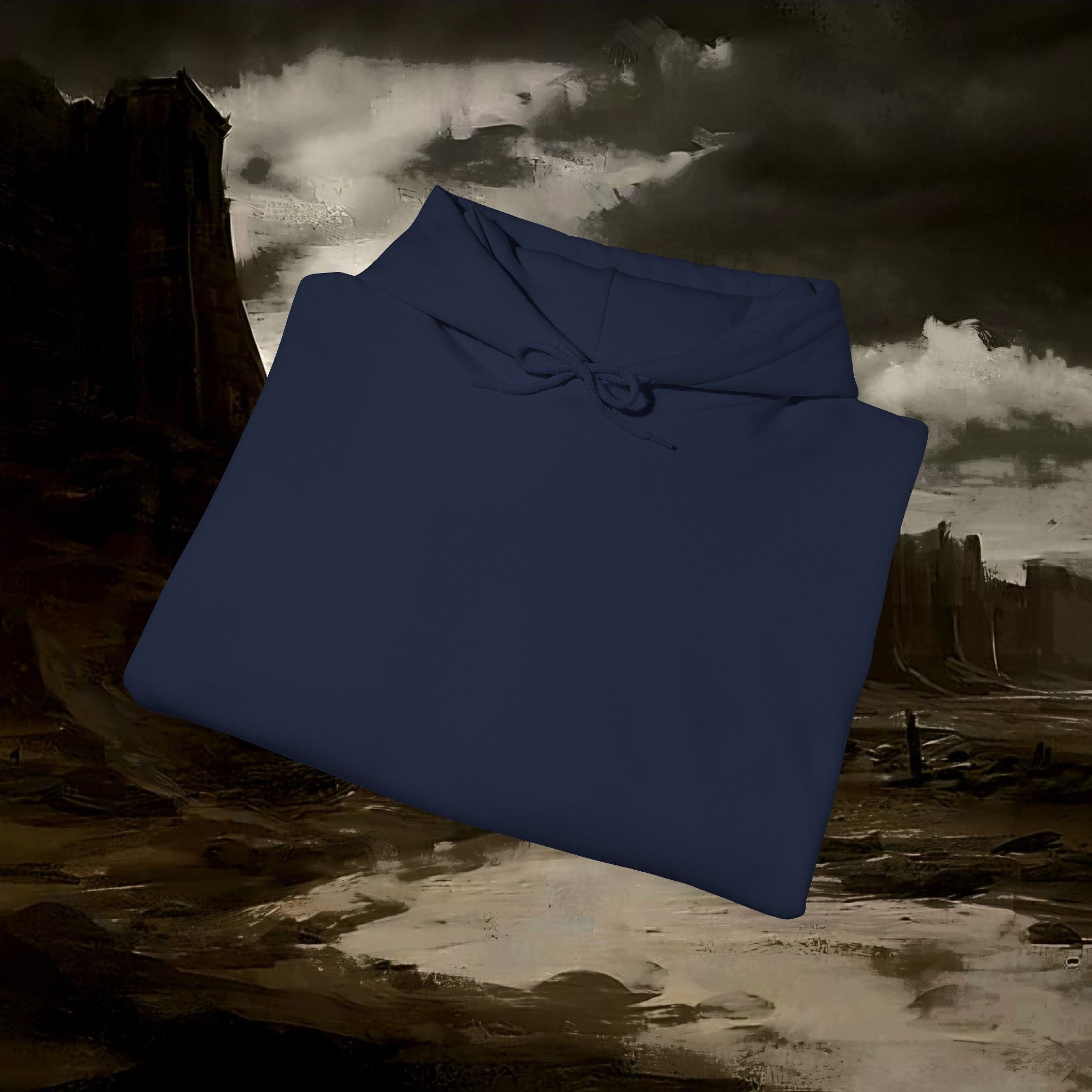 The Barbarian's Fate Medieval Dark Fantasy Inspired Graphic Hoodie back version