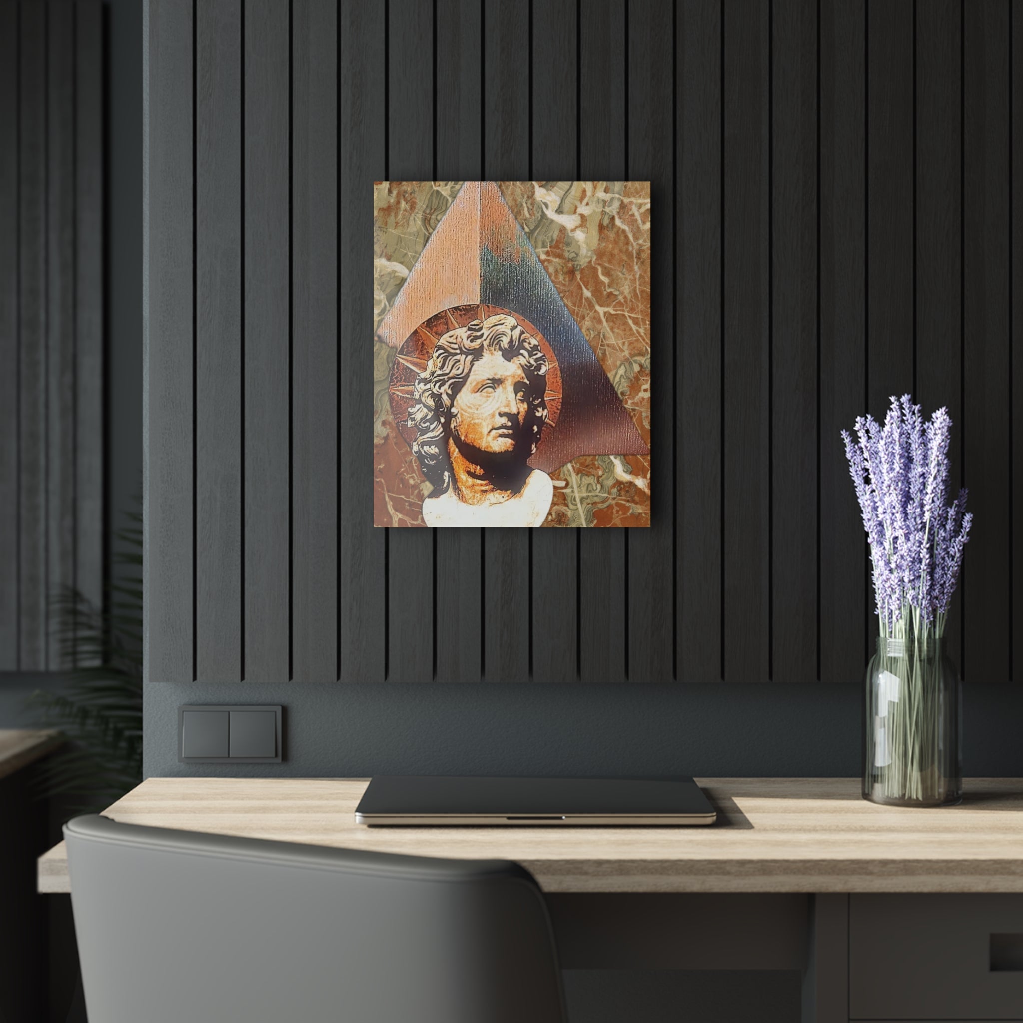 Alexander The Great In Egypt Pyramid Acrylic Print