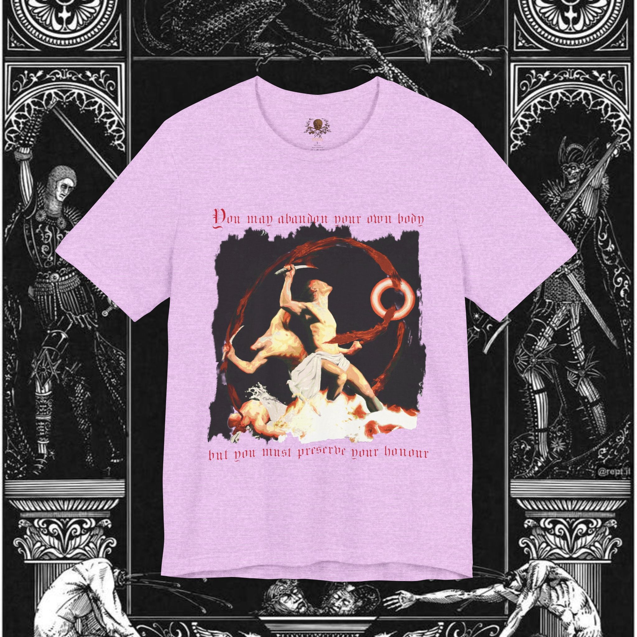 The Samurai's Vengeance Medieval Fantasy Graphic Shirt