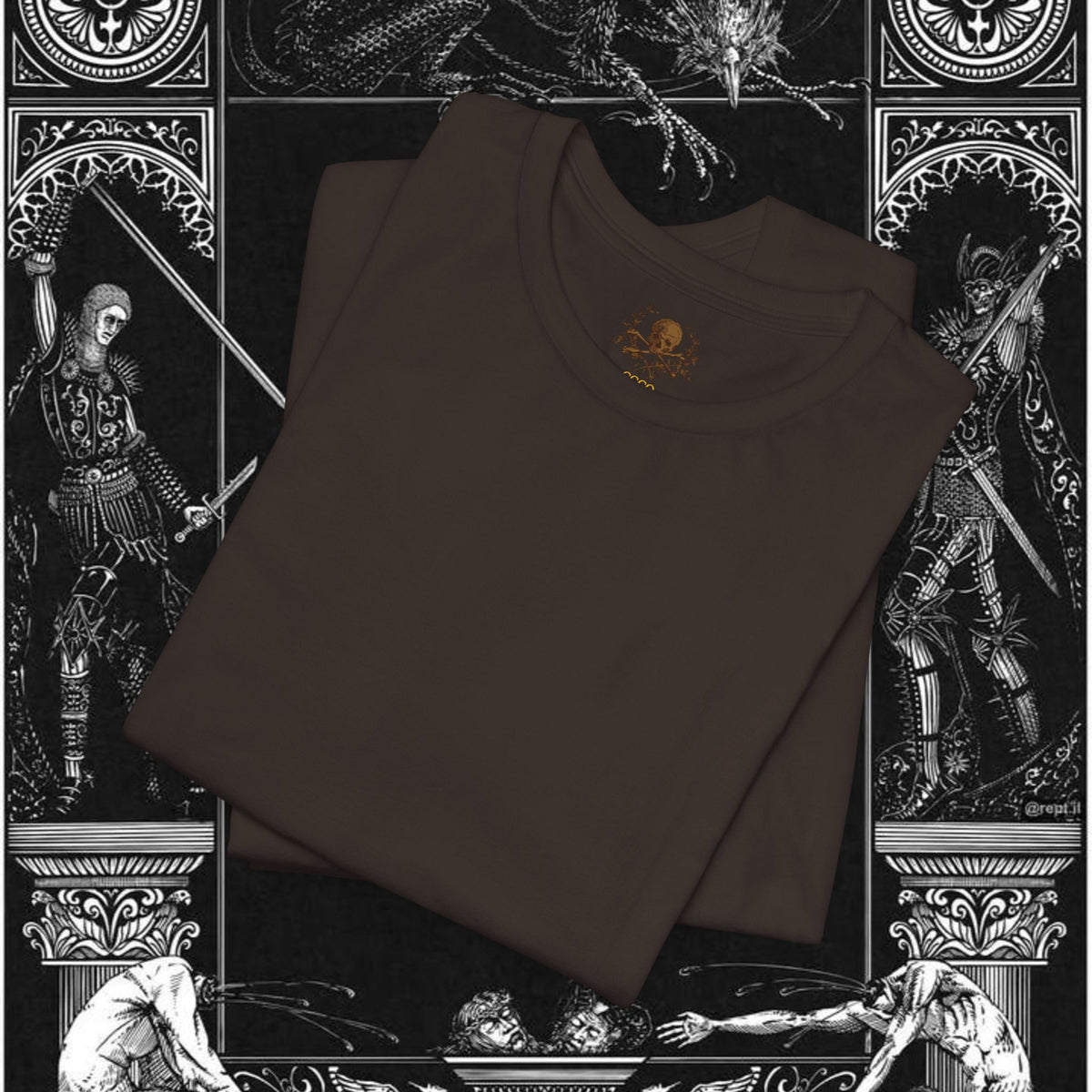 The Circle of Life Medieval Fantasy Inspired Graphic Shirt