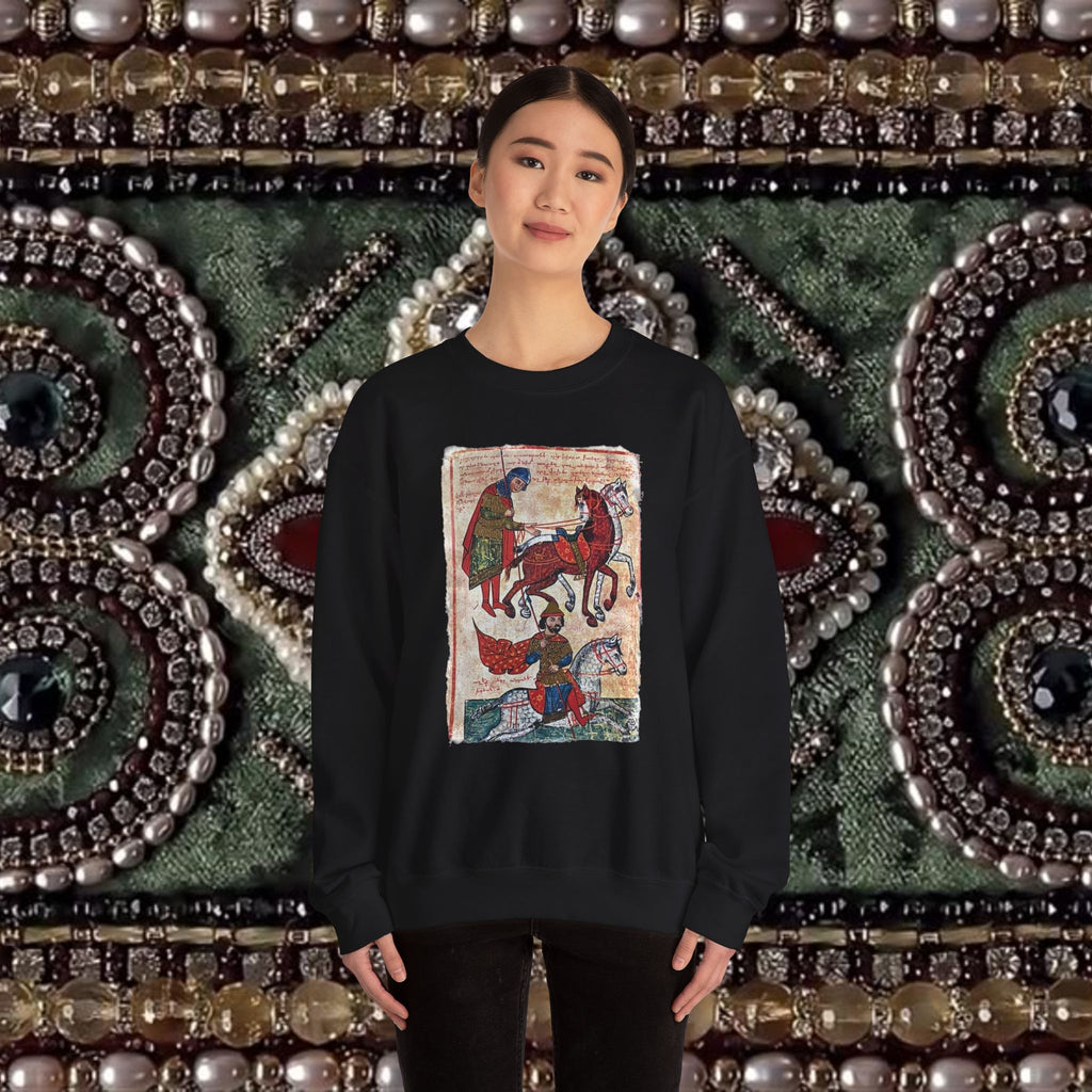 Ancient Armenian Manuscript Graphic Sweatshirt Design
