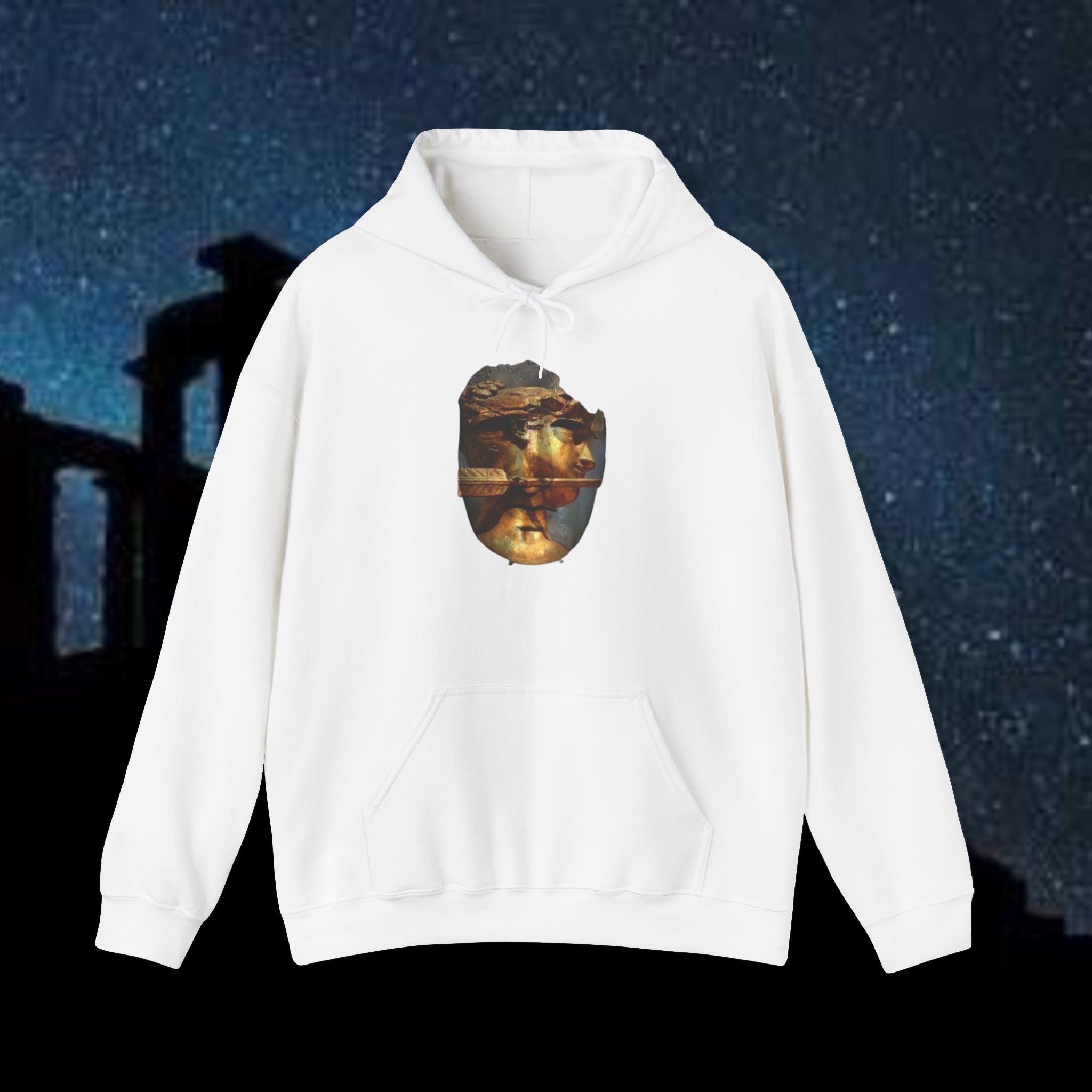 Mystical Undetailed Divine Hierarchy Hoodie - Abstract Sacred Art