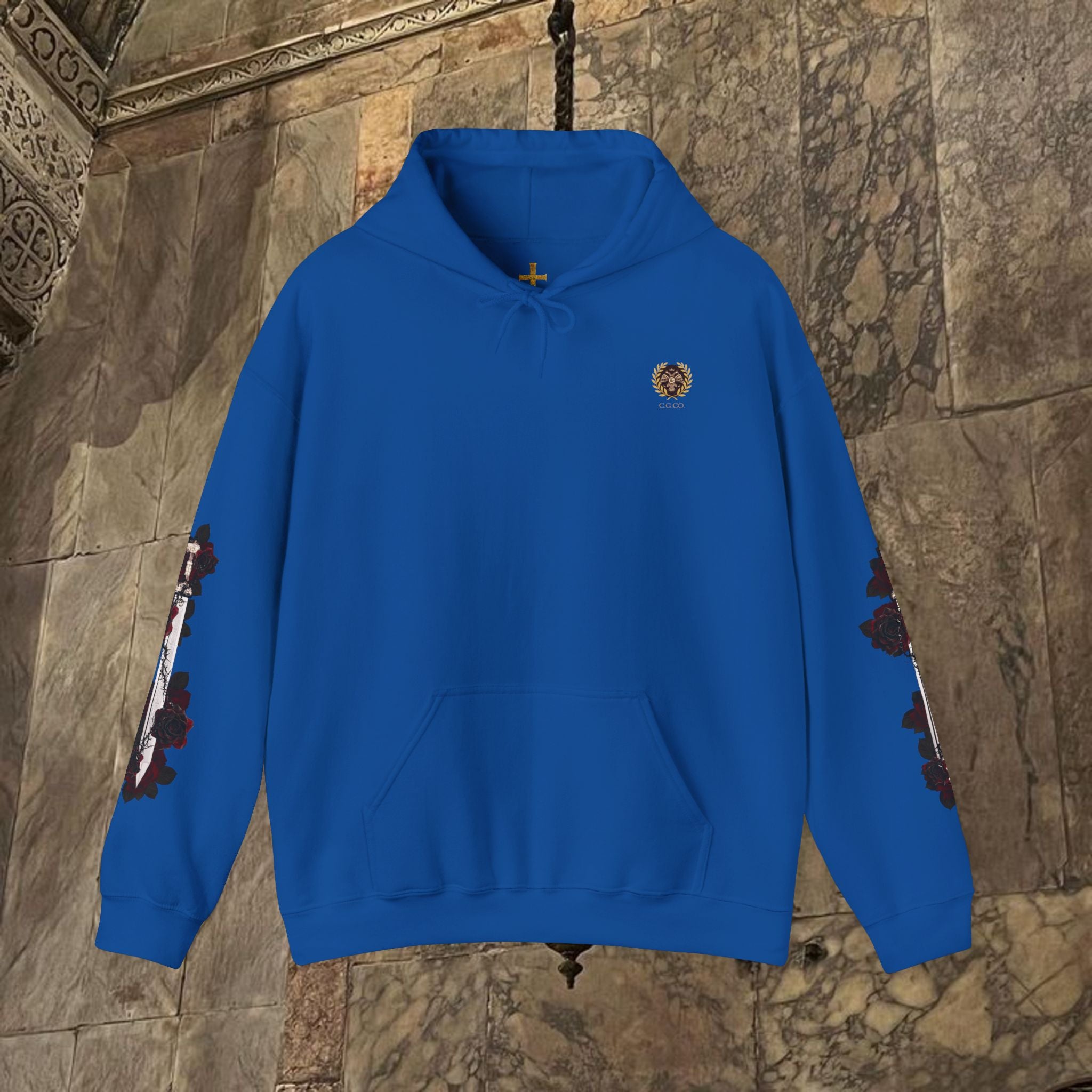 The Last Great Emperor Byzantine Inspired Graphic Hoodie Back Version
