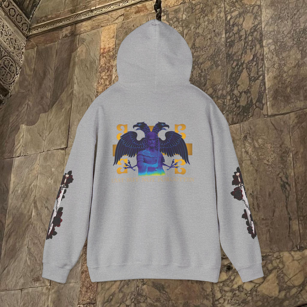 The Last Great Emperor Byzantine Inspired Graphic Hoodie Back Version
