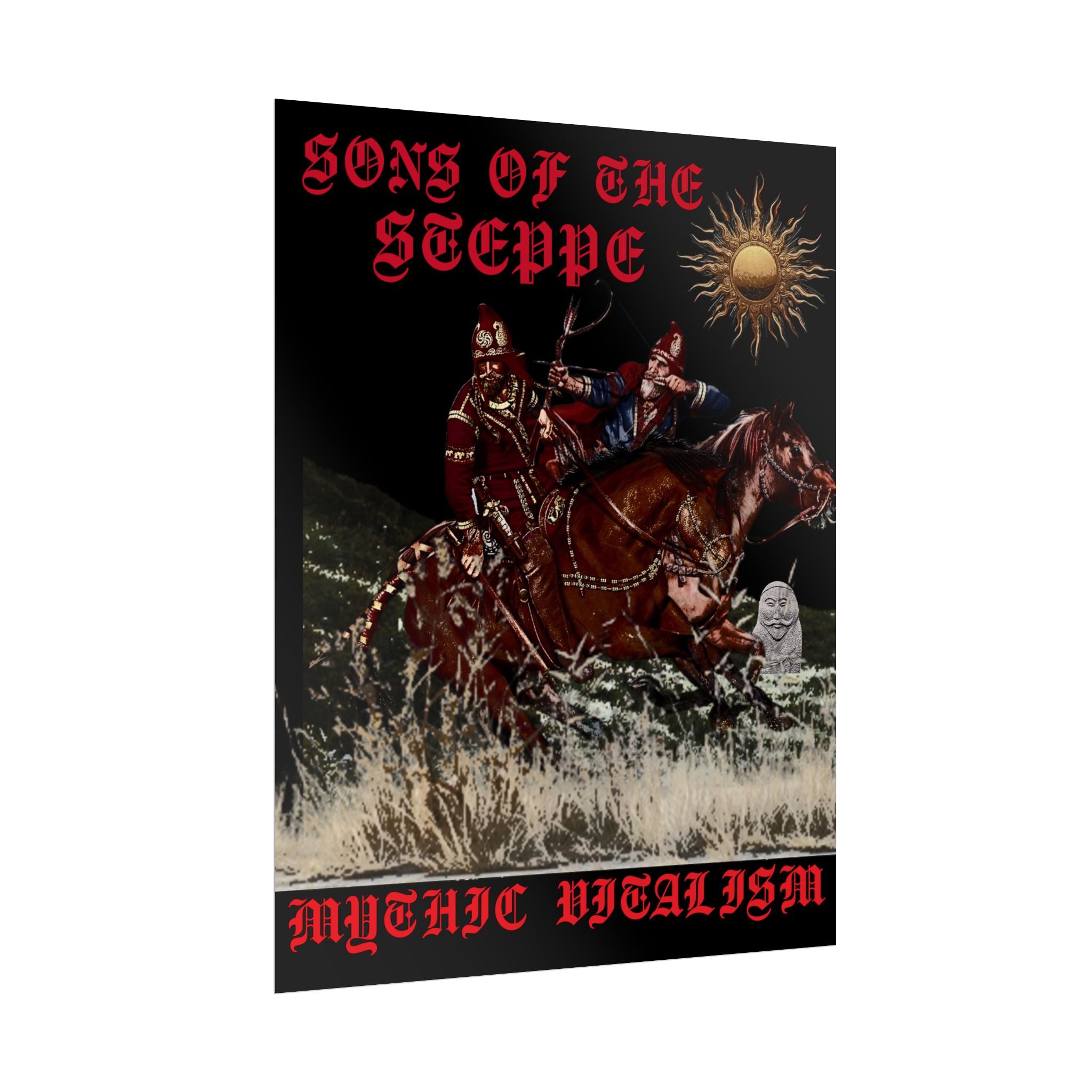 Sons of the Steppe Early Medieval Ancient Rolled Posters
