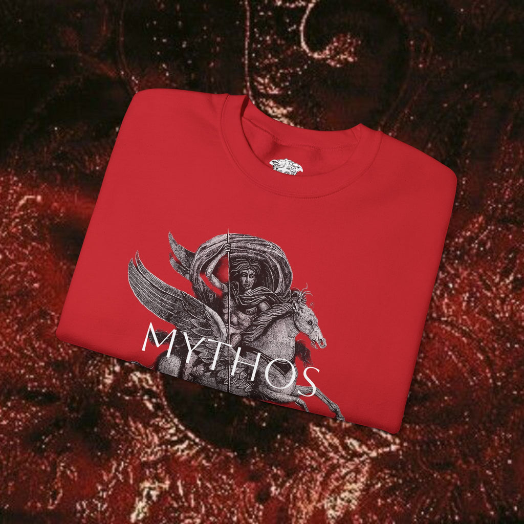 Warrior's Mythos Unisex Heavy Blend Sweatshirt.