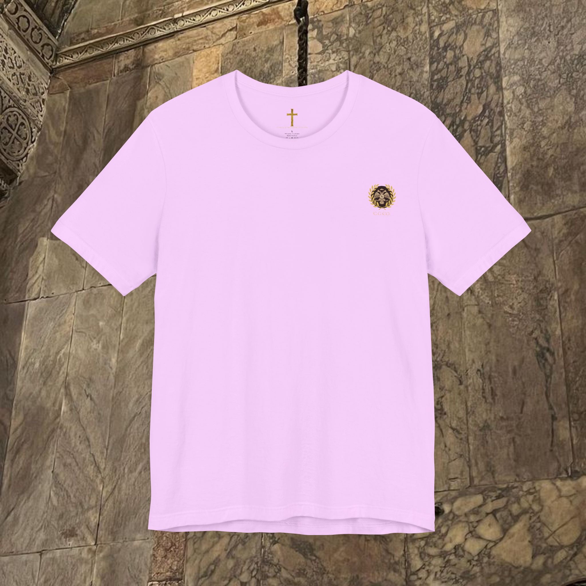 The Last Great Emperor Byzantine Inspired Cotton Graphic T-shirt Back Version