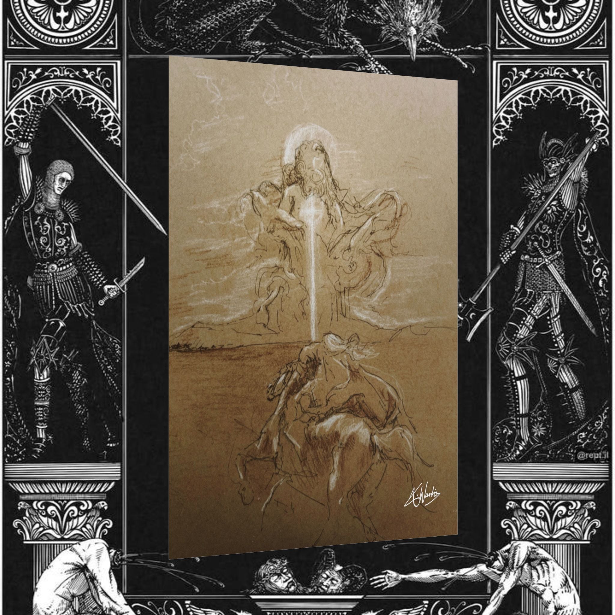 The King's Destiny Medieval Fantasy Fine Art Print