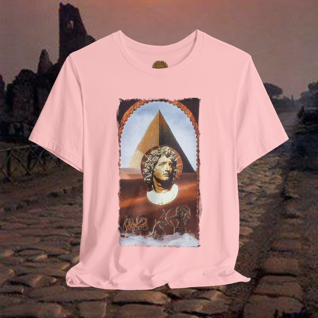 Alexander the Great In Egypt Pyramid Graphic T Shirt